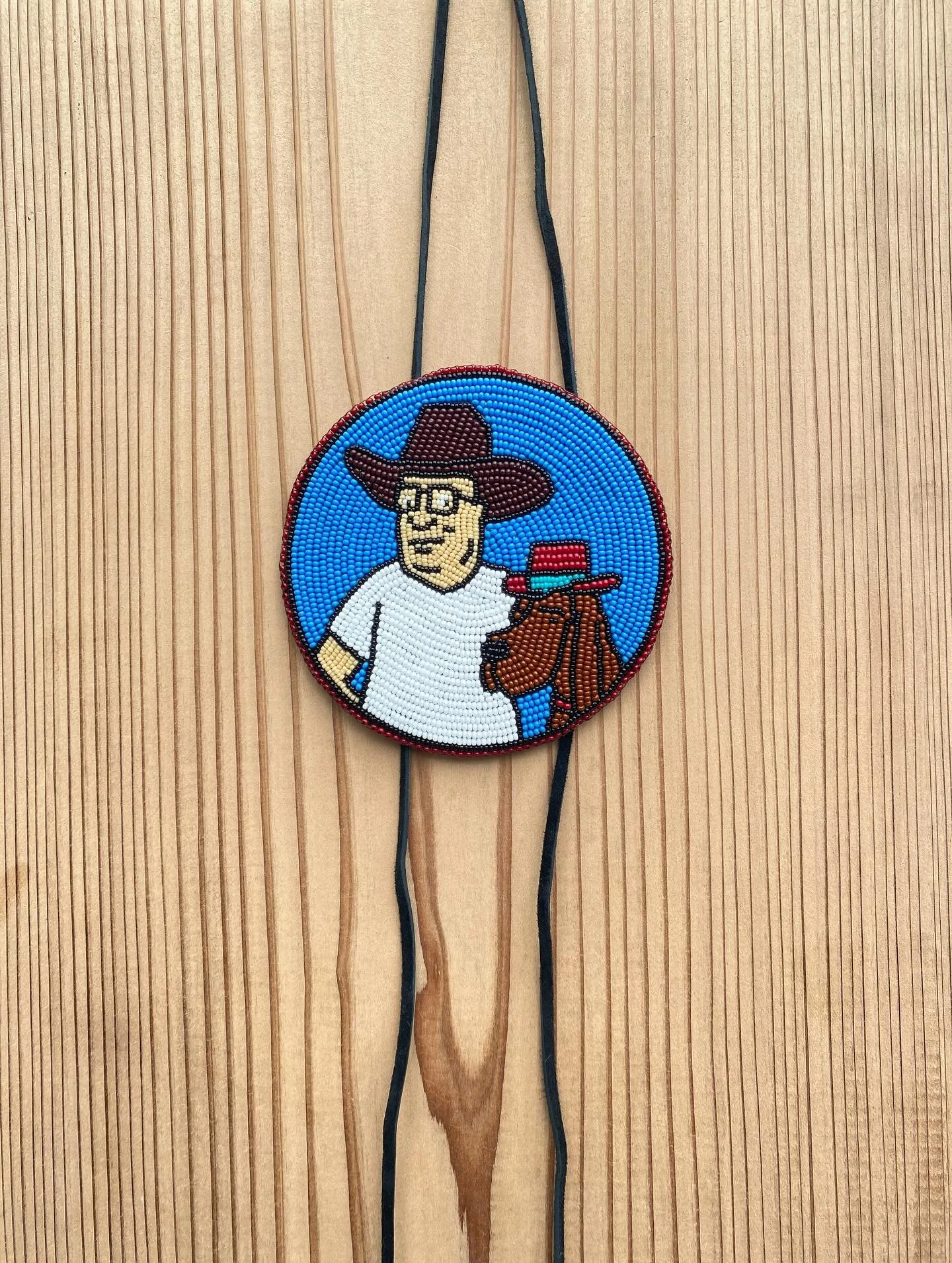 that bolo ain’t right.
4x4 Hank & Ladybird in my store ~ proceeds to charity