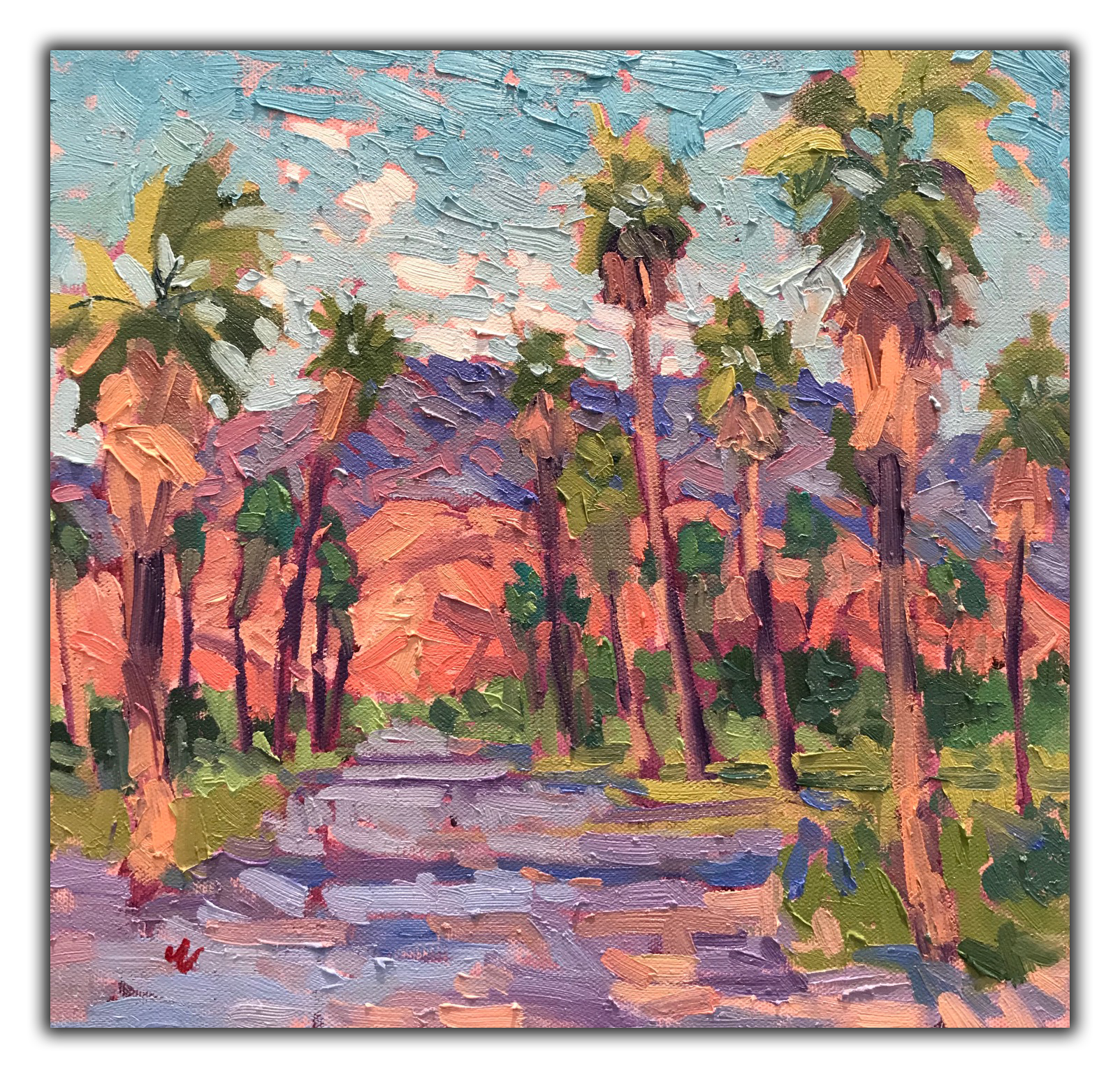 "Pathway of Palms" SOLD