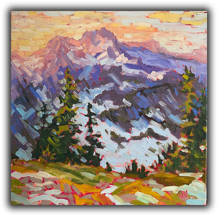 “Mountains Melting” SOLD