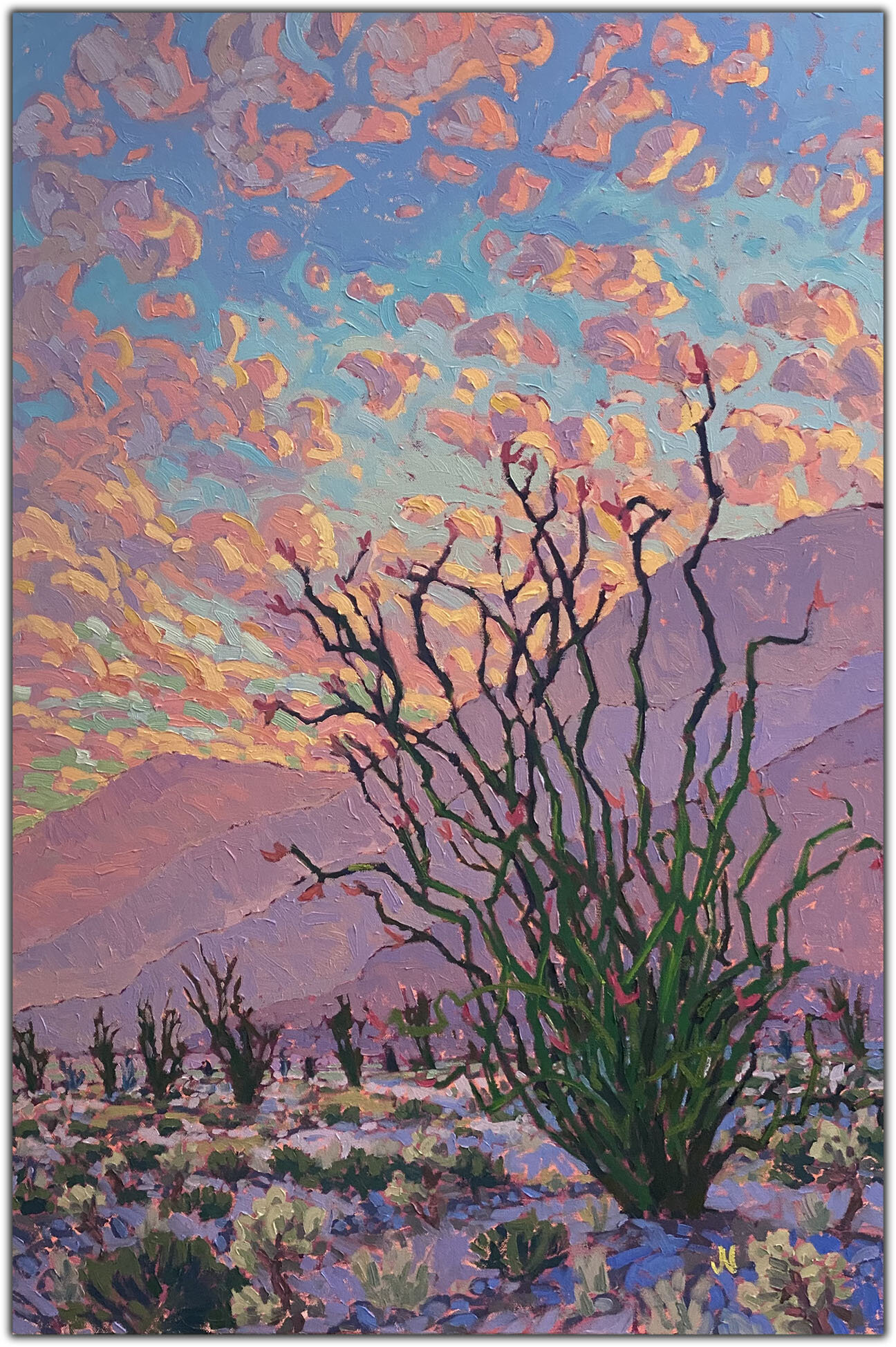 "Ocotillos in Repose" SOLD