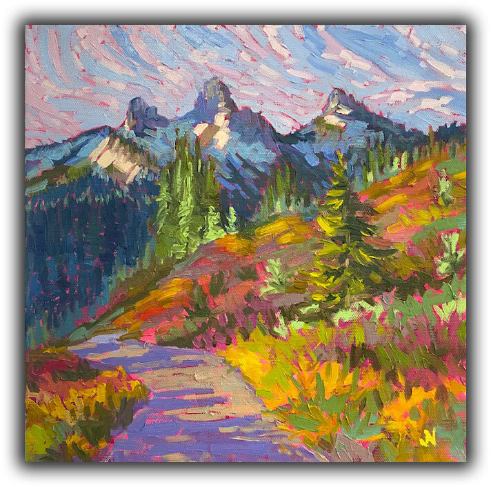 "Vibrant Paths" SOLD