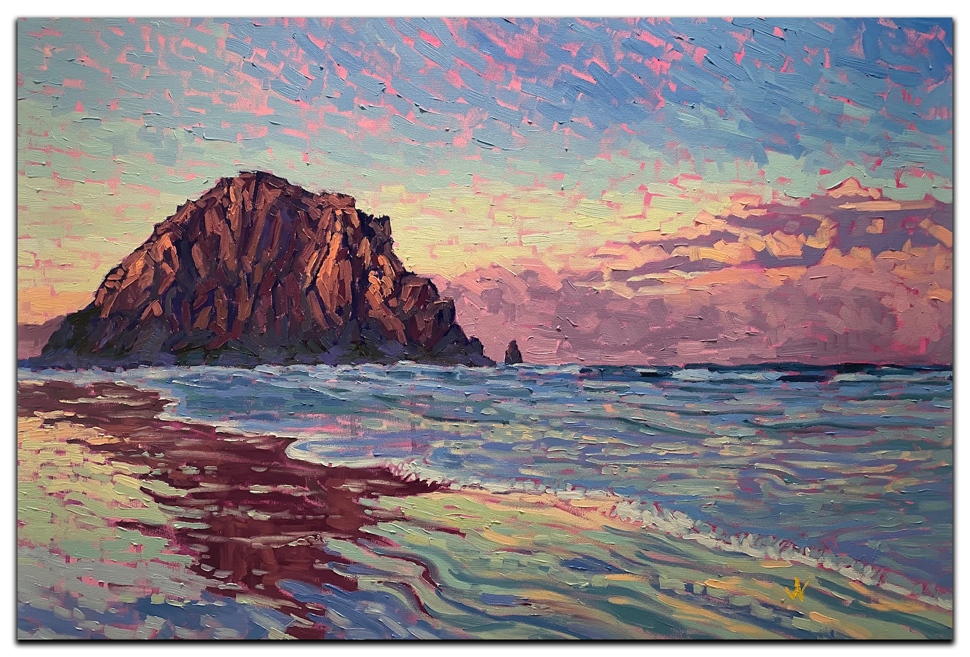 "Morro Rock Reflections" SOLD