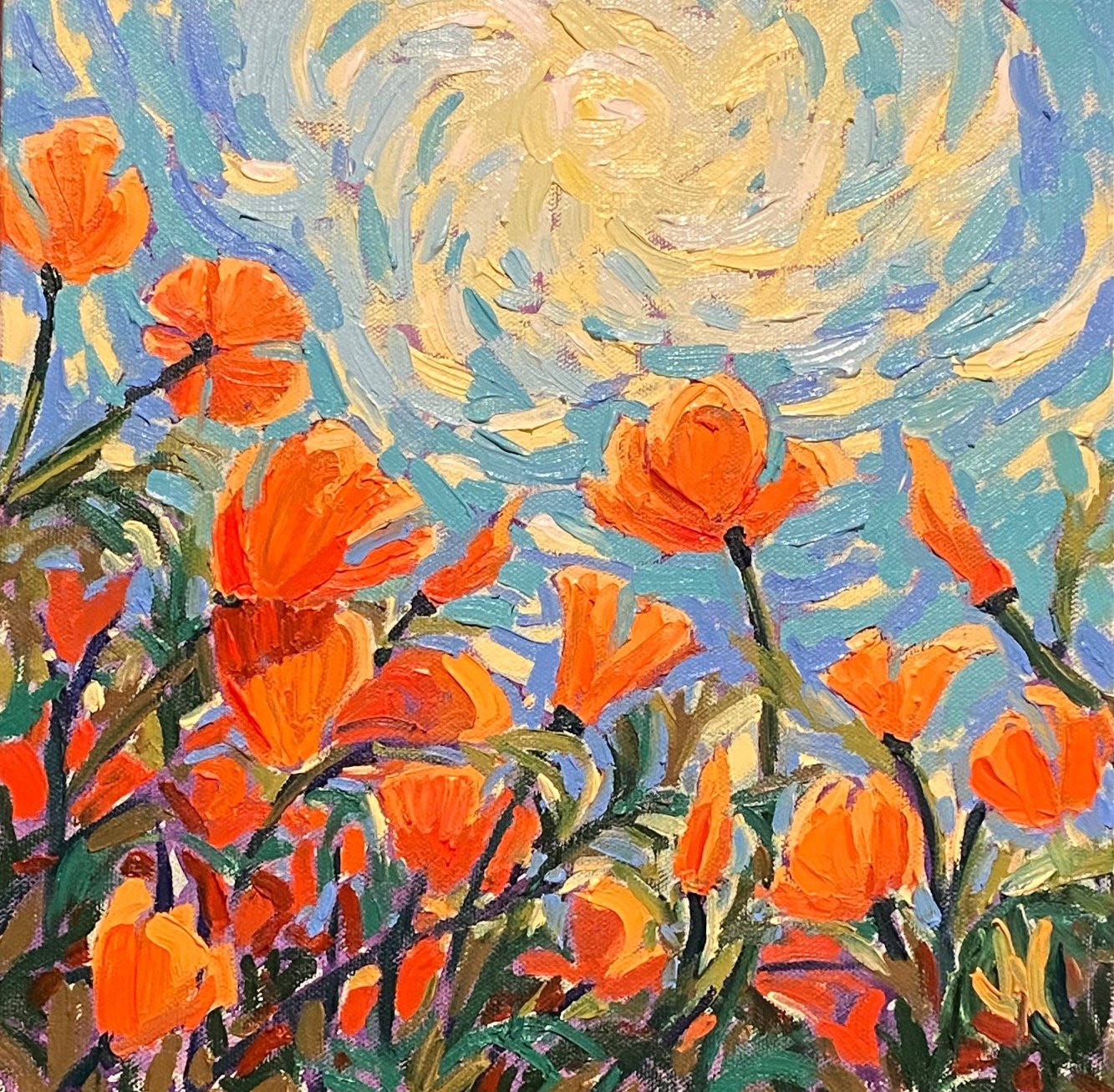 "Morning Poppies" SOLD