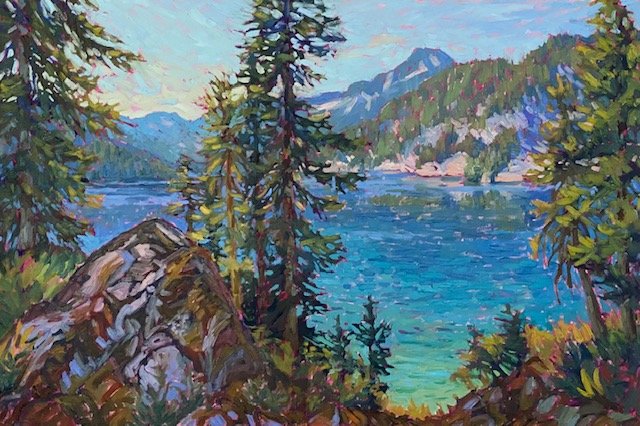 "Alpine Lake Blues" SOLD