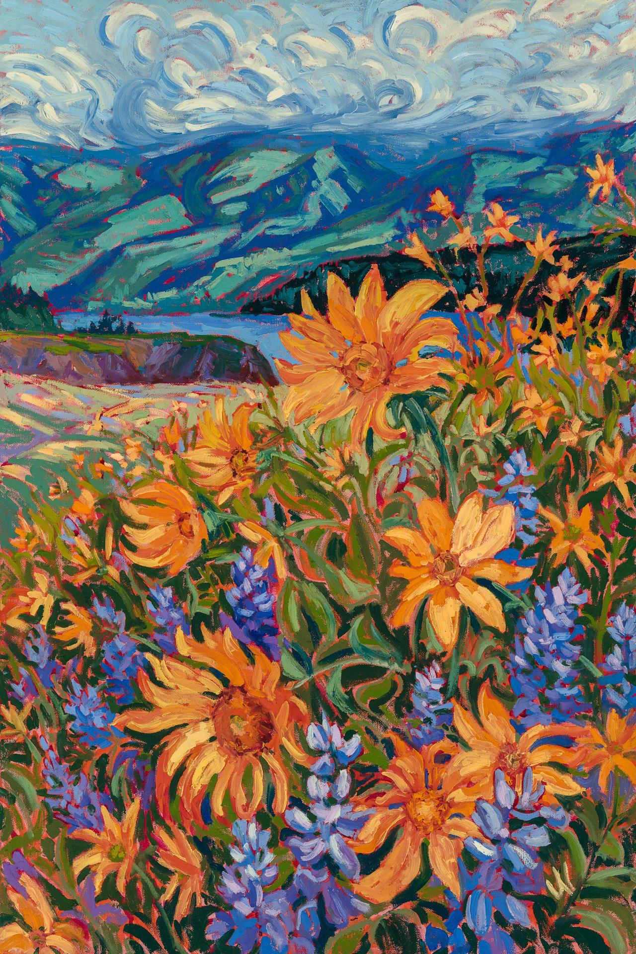 "Columbia River Blooms" SOLD