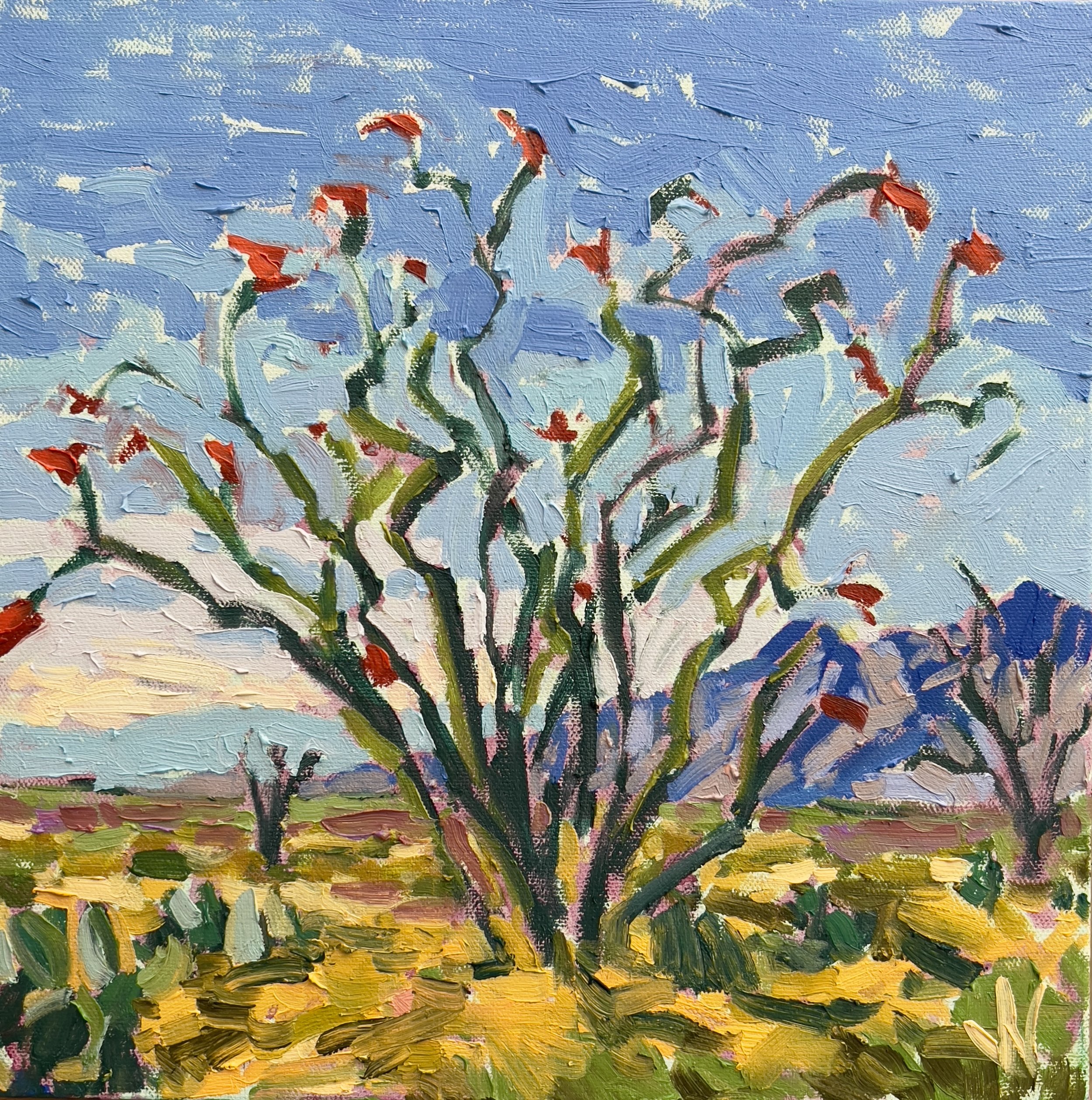 "Ode to Ocotillos" SOLD