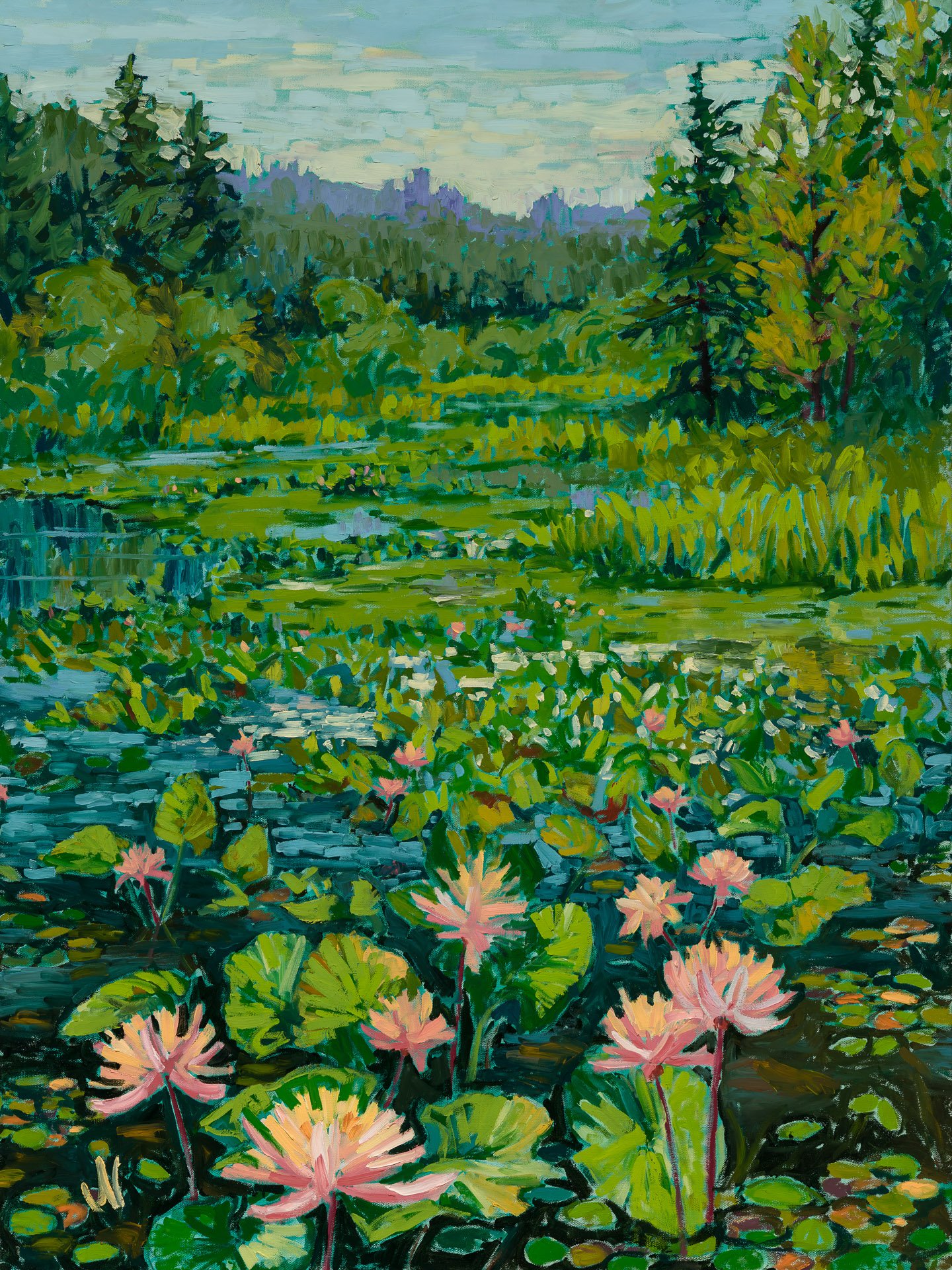 "Lily Pad Haven" SOLD