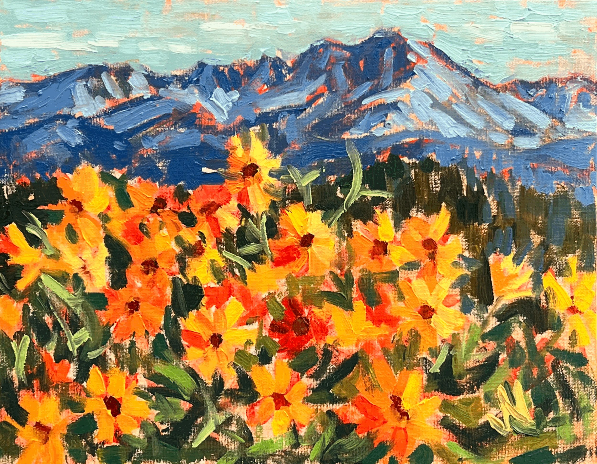 "Mountain Florals" SOLD