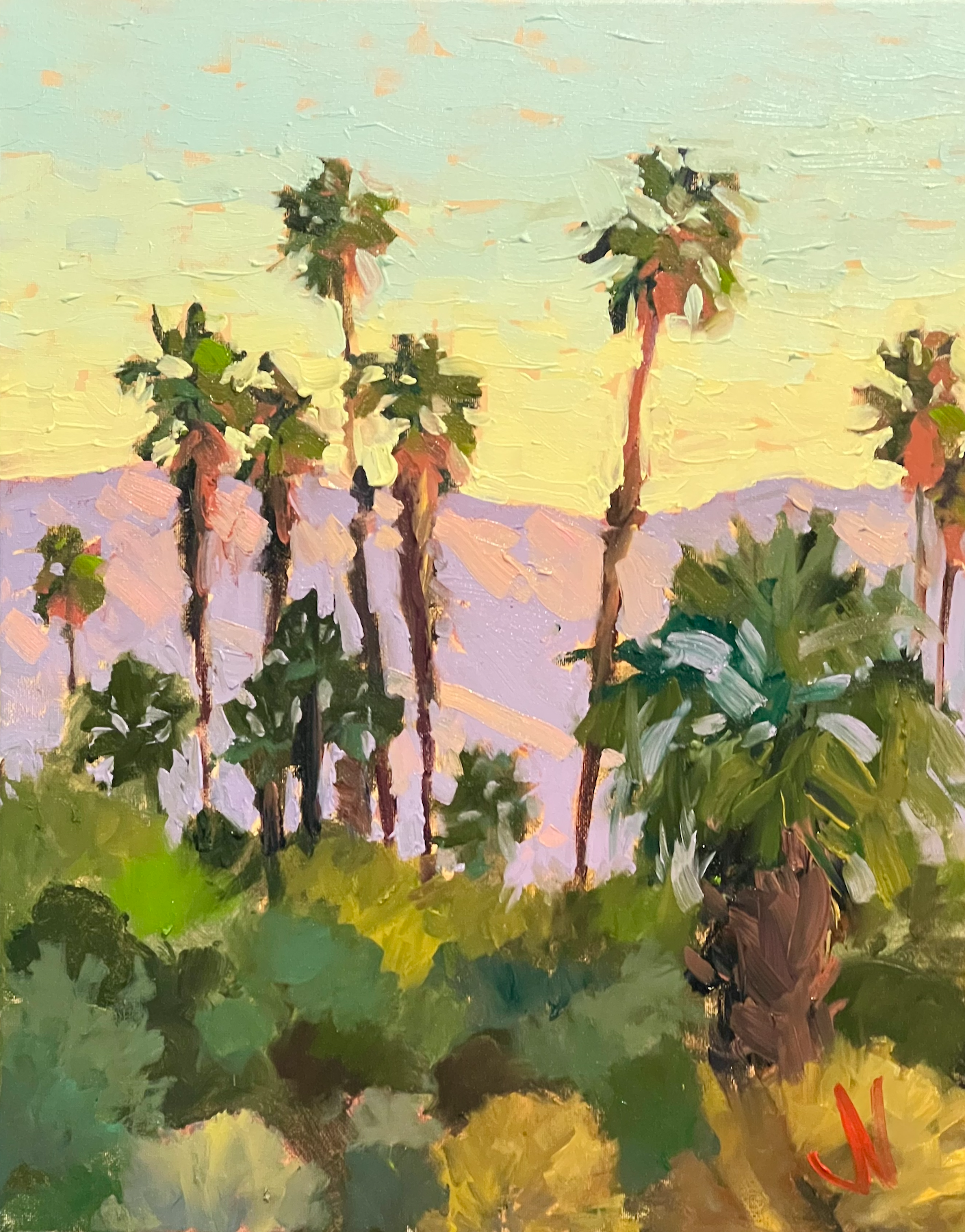 "Desert Evening"  SOLD