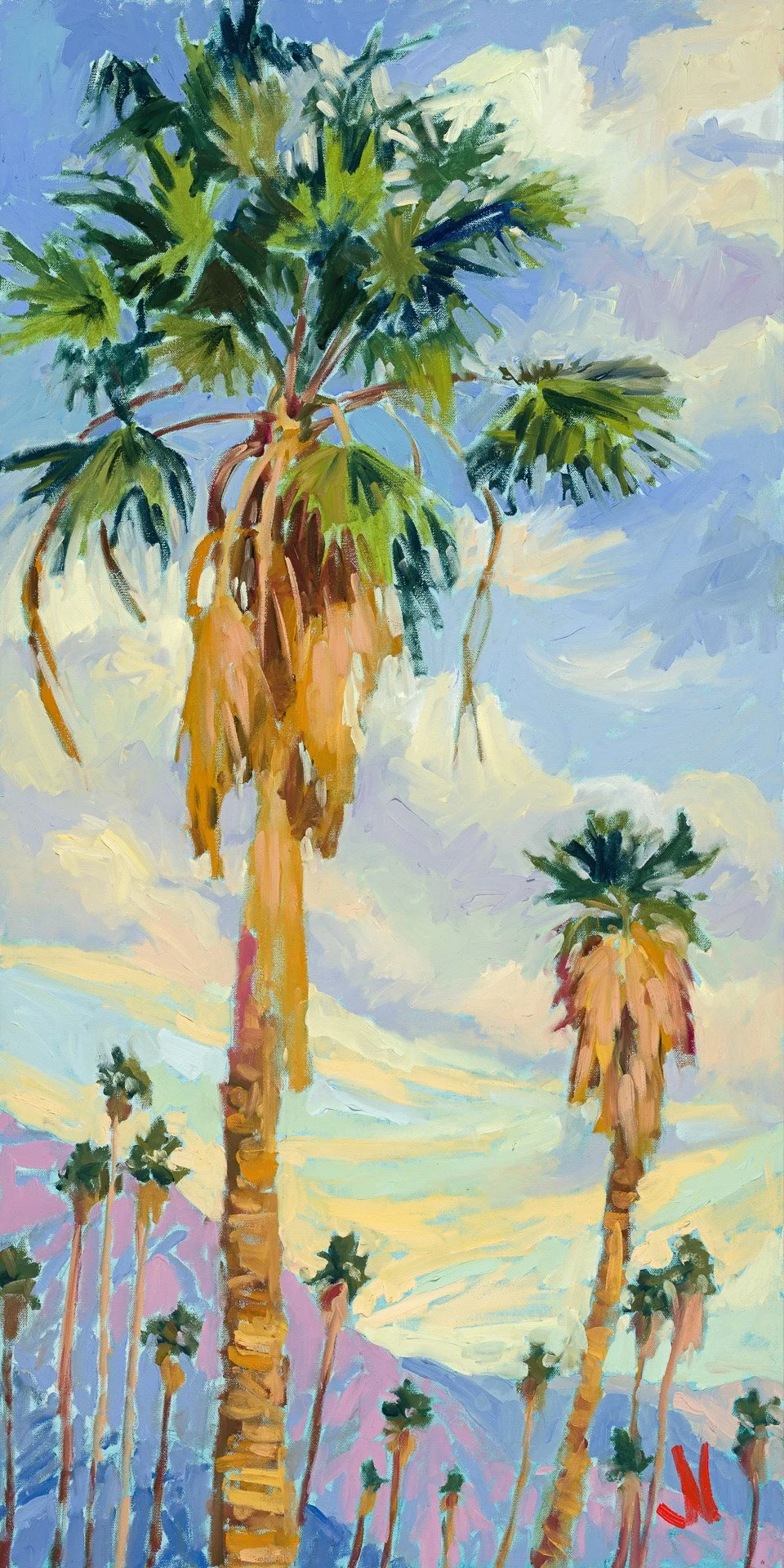 "Skyward Palms"