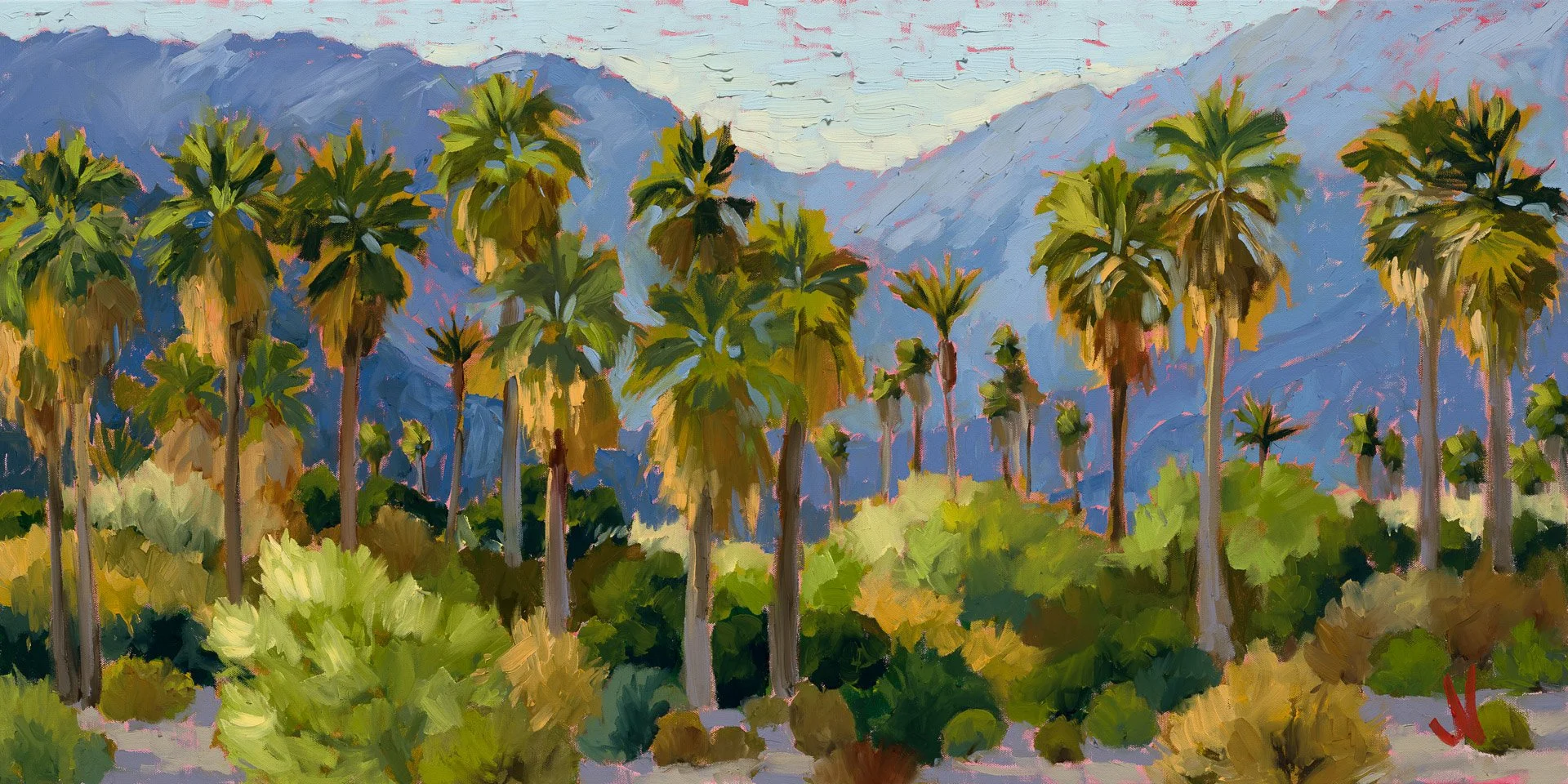 "Palms of a Feather" SOLD