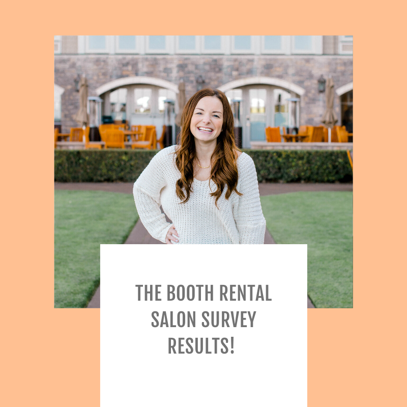 Episode #113-The booth rental salon survey results! 