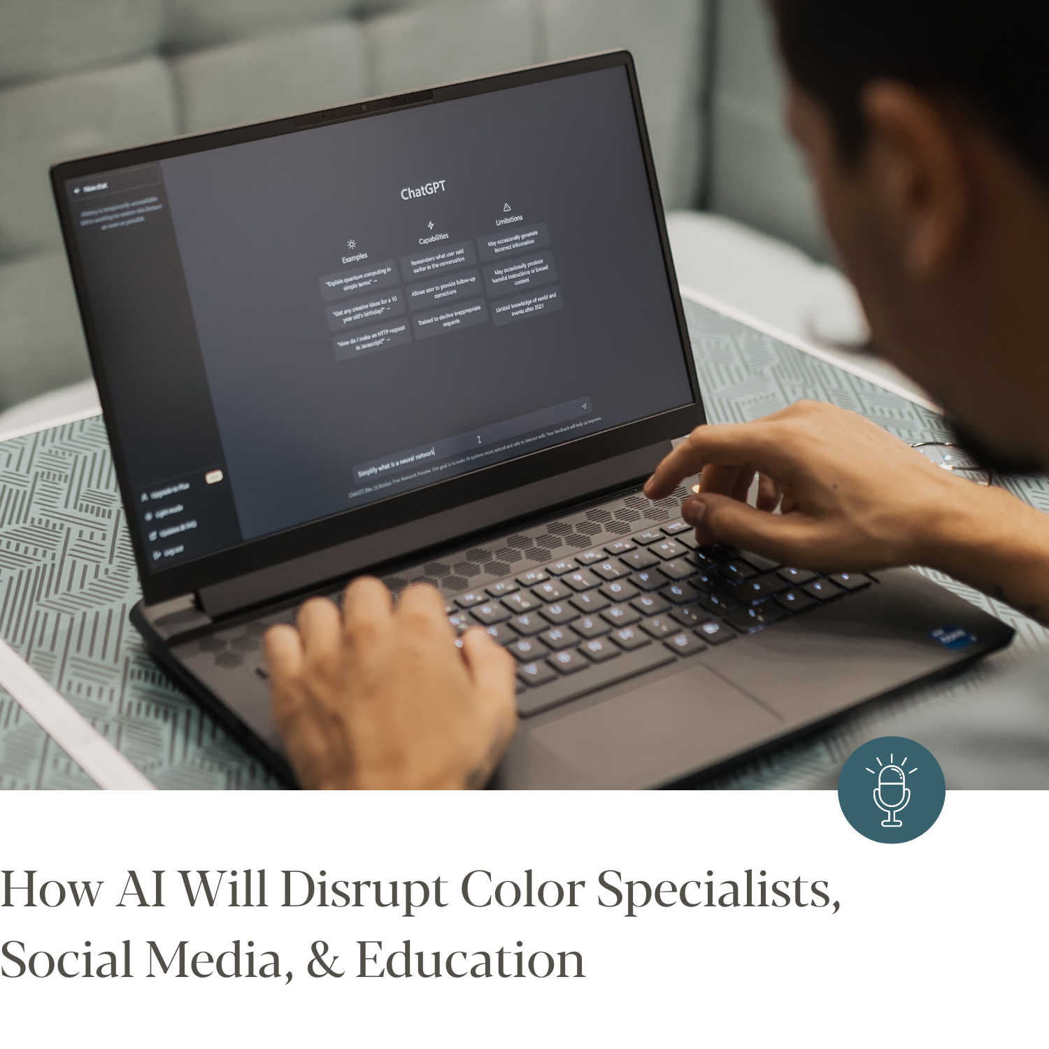 Episode #279 - How AI Will Disrupt Color Specialists, Social Media, &amp; Education