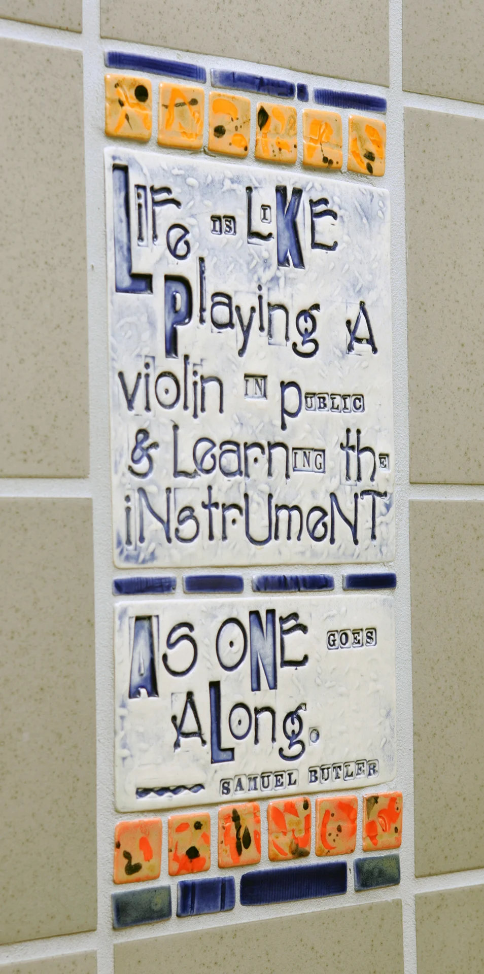 8” x 16”, Samuel Butler quote