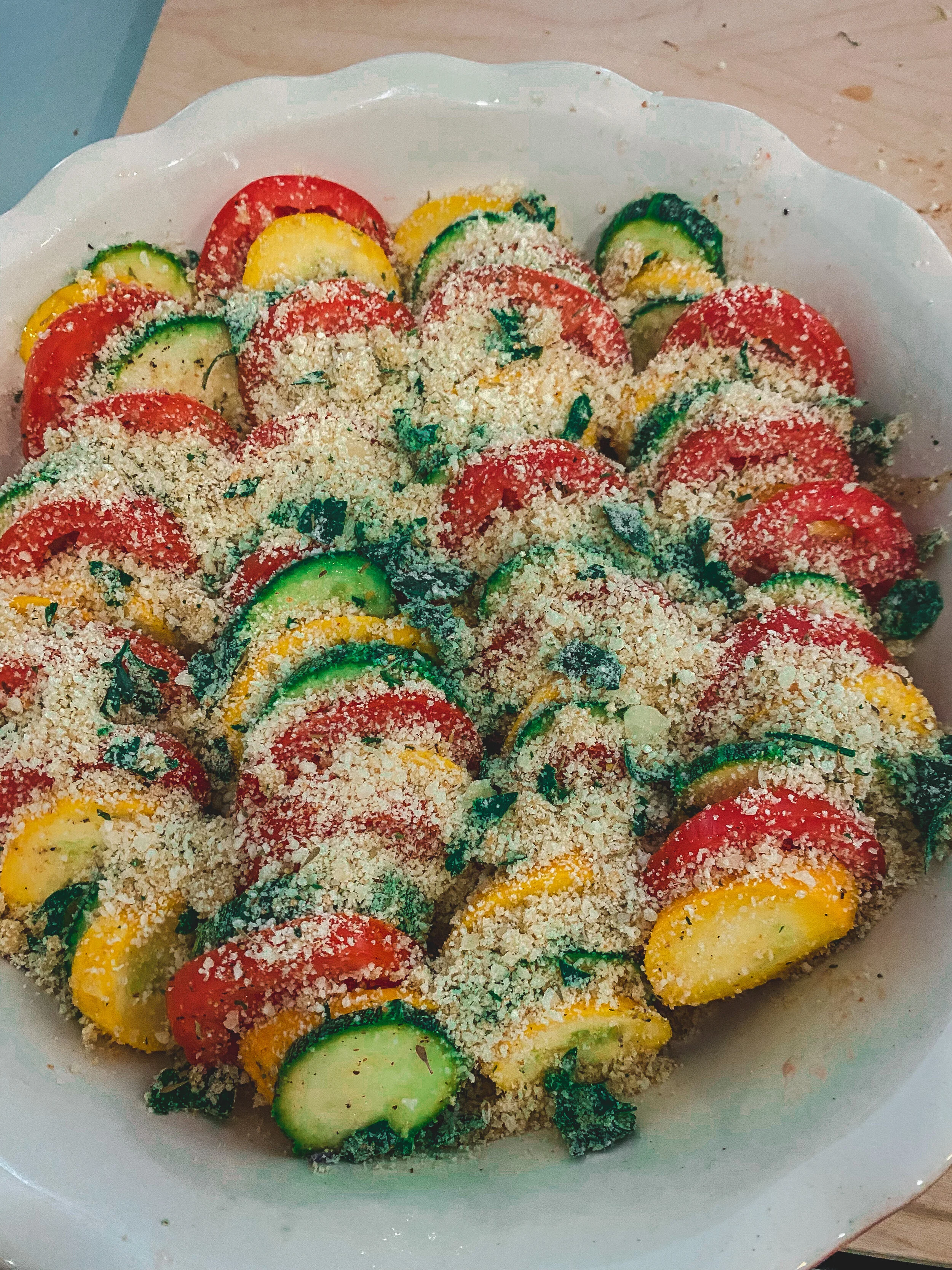 Recipe of the Week: Squash and Zucchini Aug Gratin