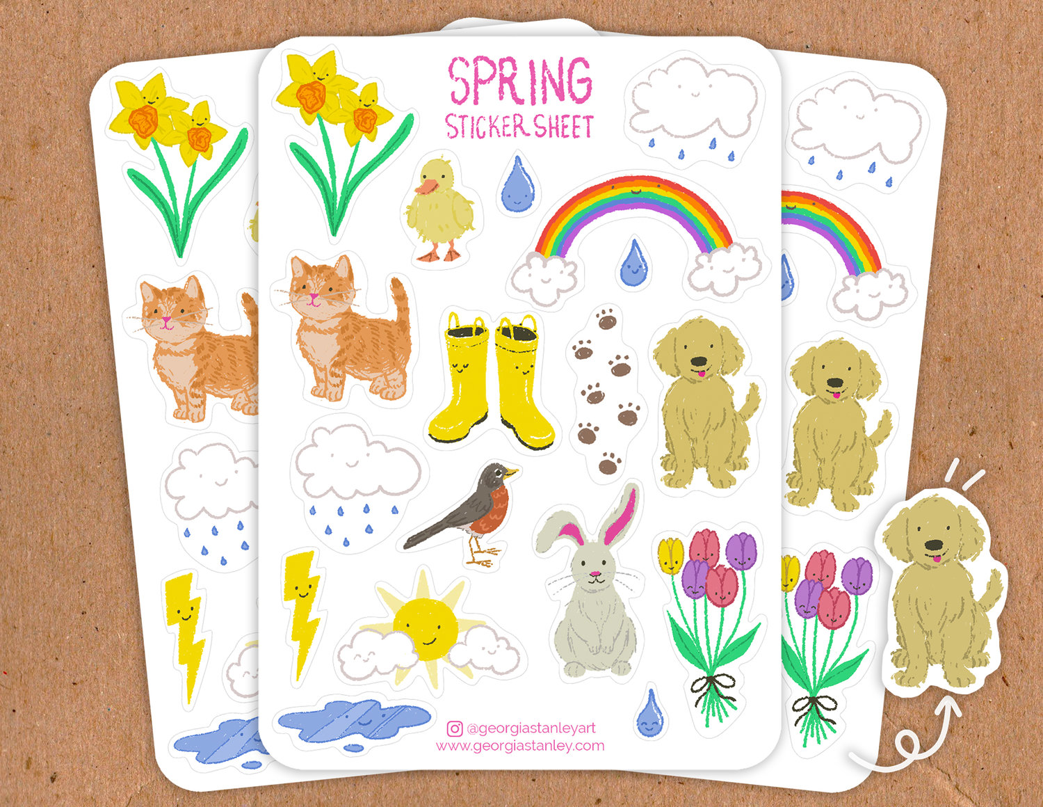 Spring Stickers