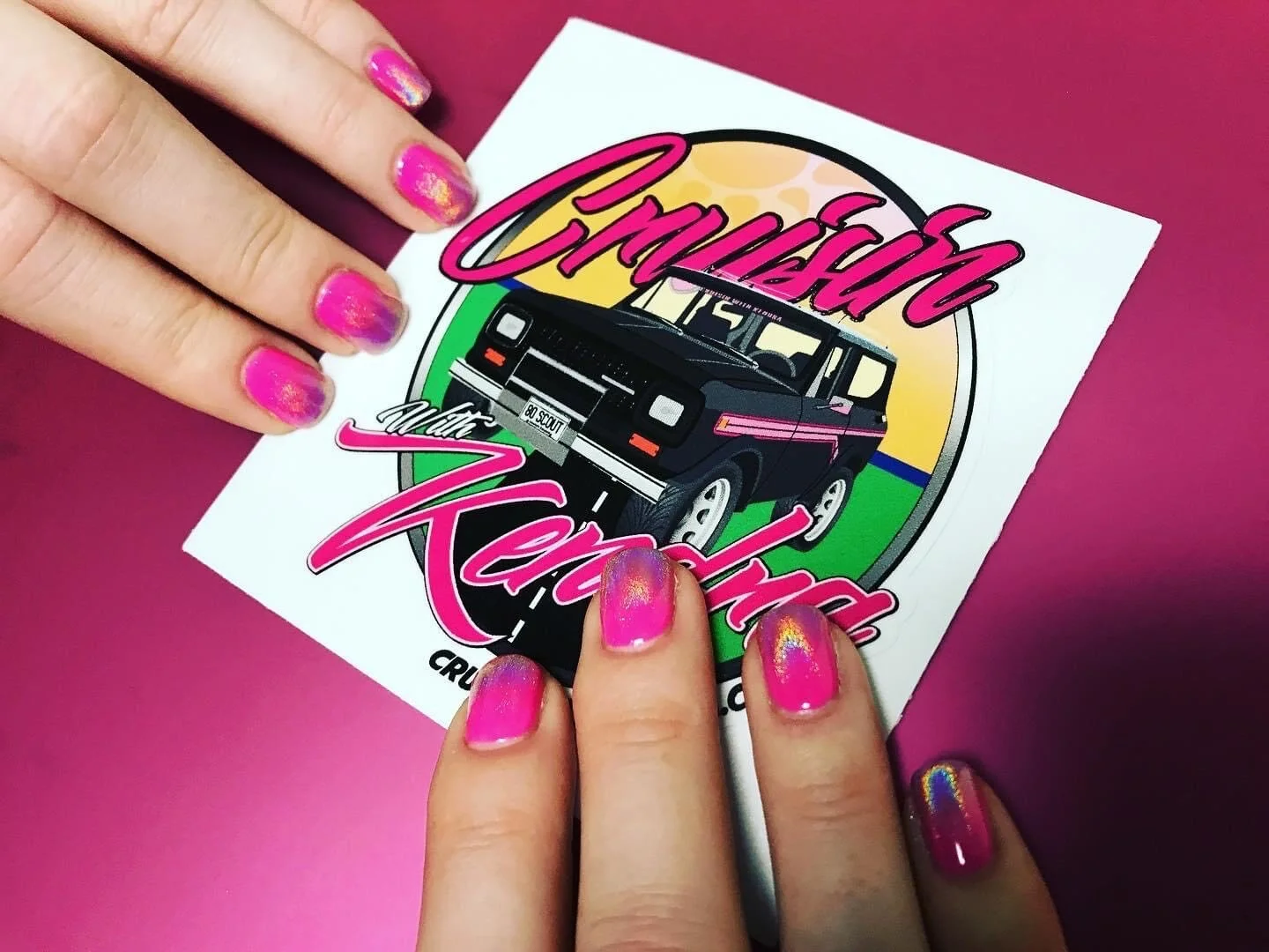 Cruisin' With Kendra 2020 Official Sticker
