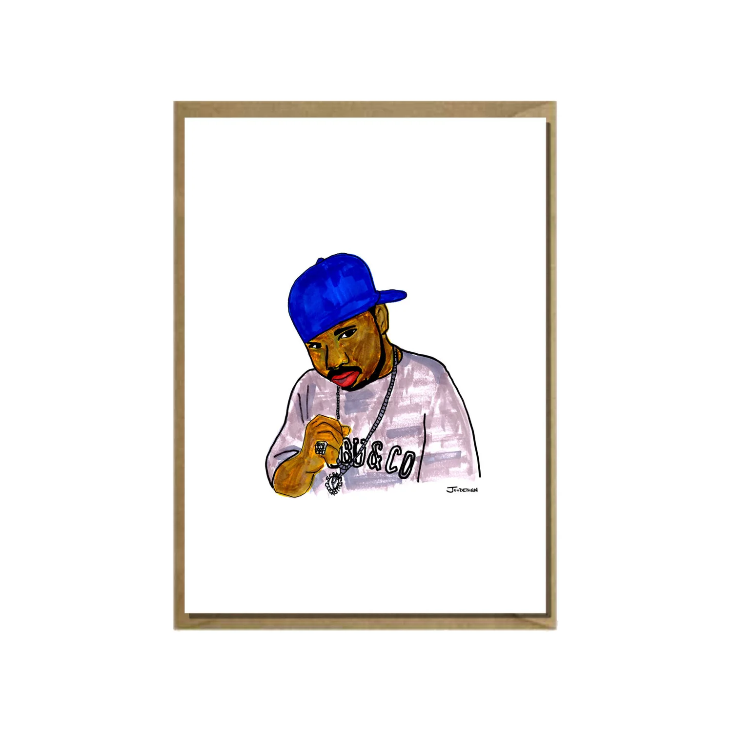 Dj Screw and Pimp C Greeting Cards — JU + DESIGN
