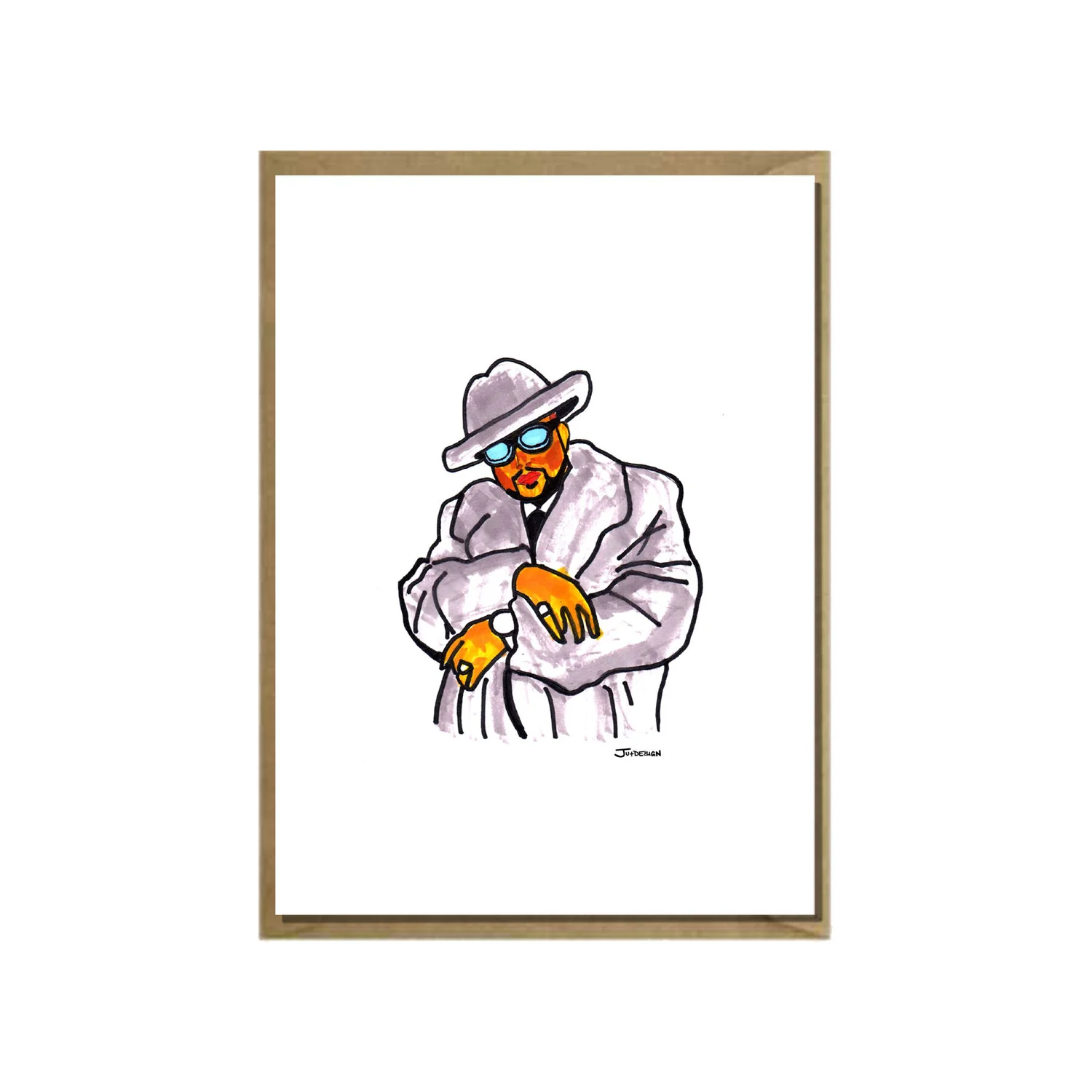 Dj Screw and Pimp C Greeting Cards — JU + DESIGN