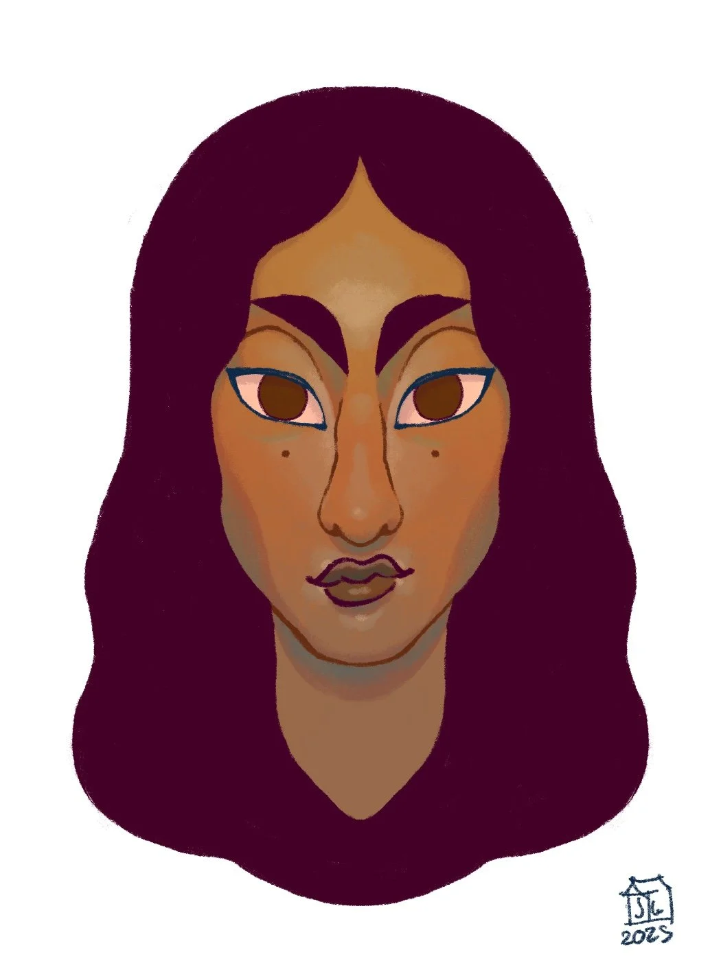 Untitled Portrait for Sticker
