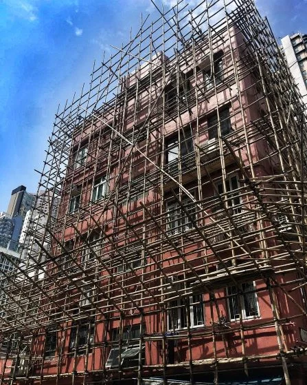 Hong Kong Tours, Bamboo Scaffolding