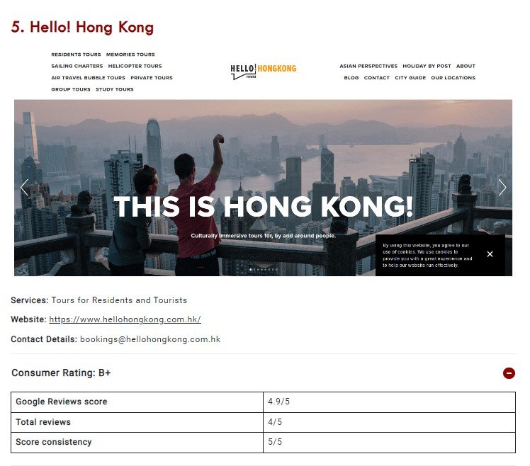 travel agencies hk