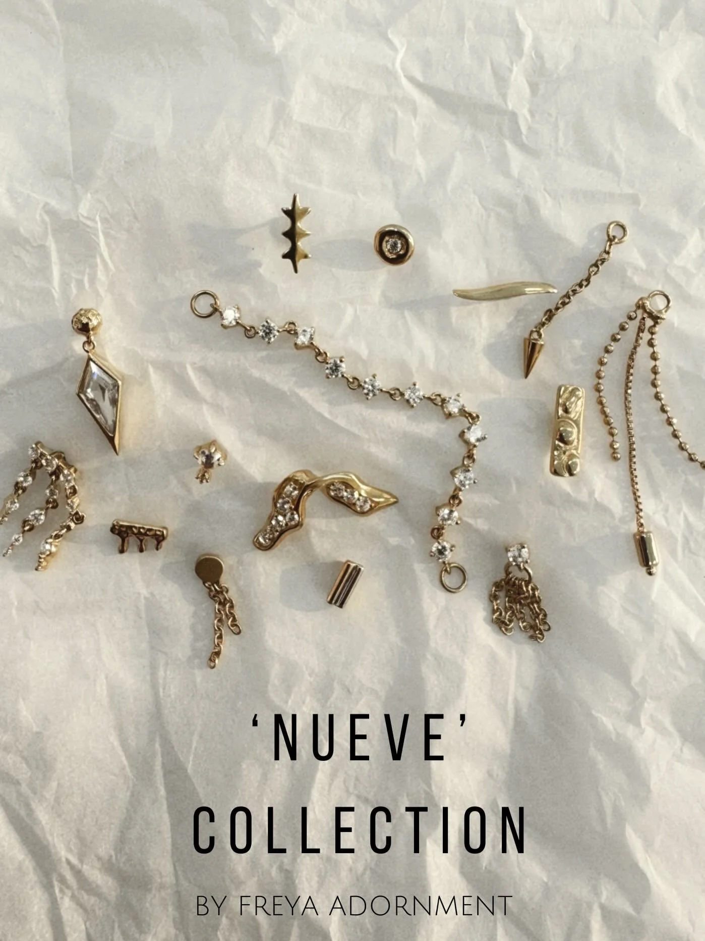 Every piece has a soul. Every shape tells a story. 

The &lsquo;NUEVE&rsquo; Collection is officially here, featuring 15 unique designs forged in 9 carat gold. We named each piece based entirely on its form and how it interacts with the light.

Swipe