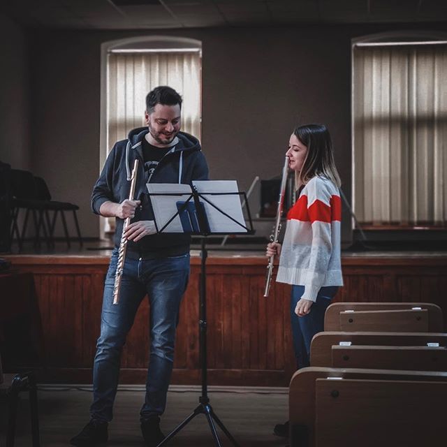 Flute Masterclass in Deva, Transylvania, day 2.