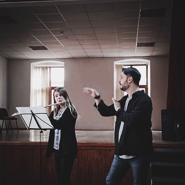 “Be like reed” kind of stuff, plus very aware young teacher and dedicated pianist. And some Papanași. And flutists that got so much better over this days! Lots of happy faces.