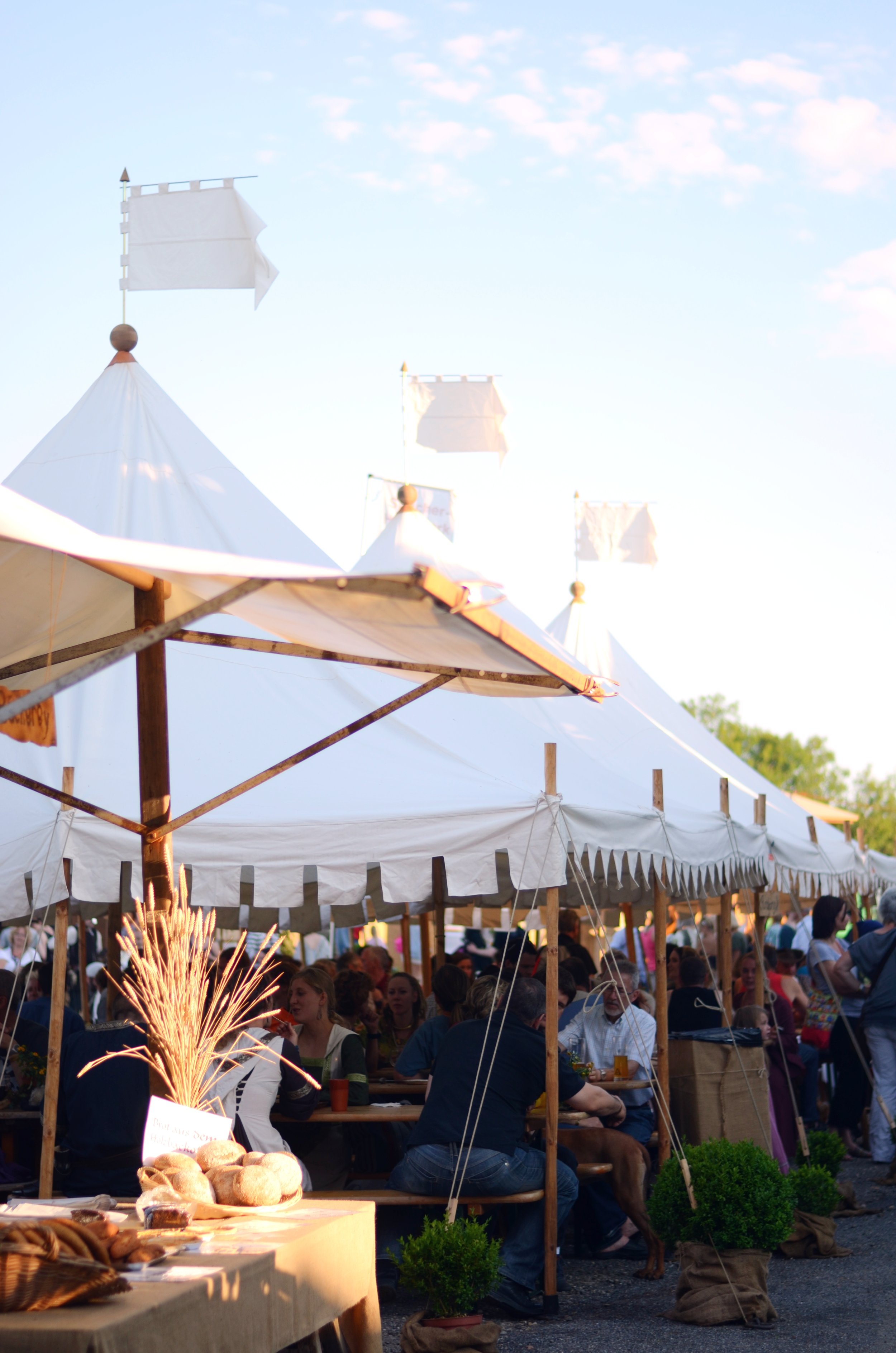 Historischer Handwerker Markt