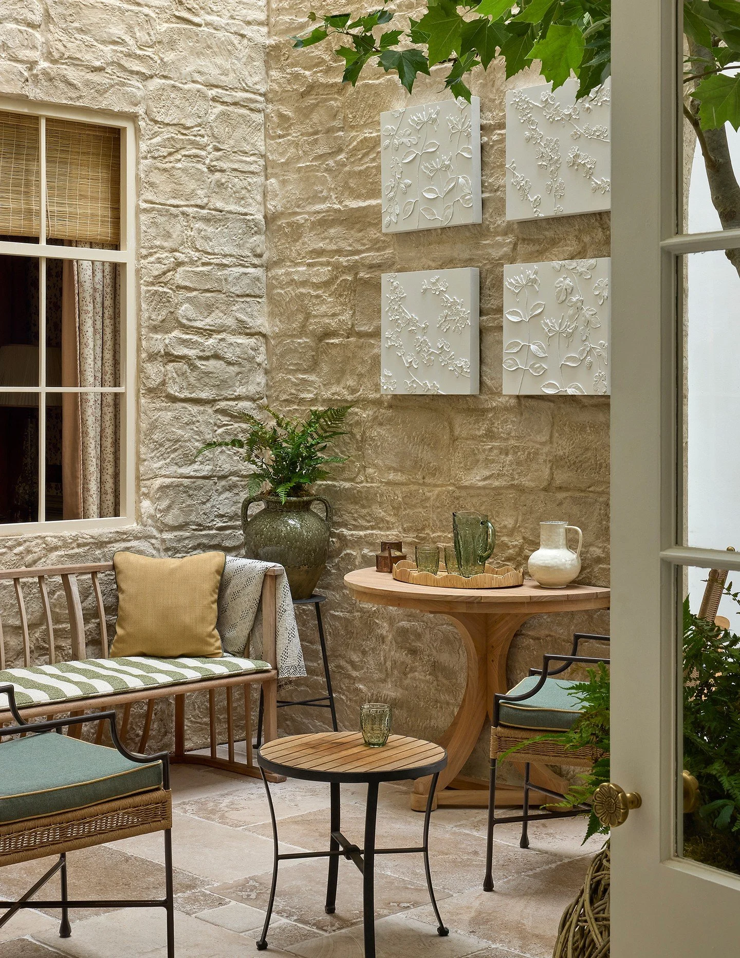 Small courtyards can be surprisingly generous. It&rsquo;s really about being clever with the space and giving yourself different reasons to use it. For the courtyard garden I designed for WOW!house, I wanted to create several places to sit somewhere 
