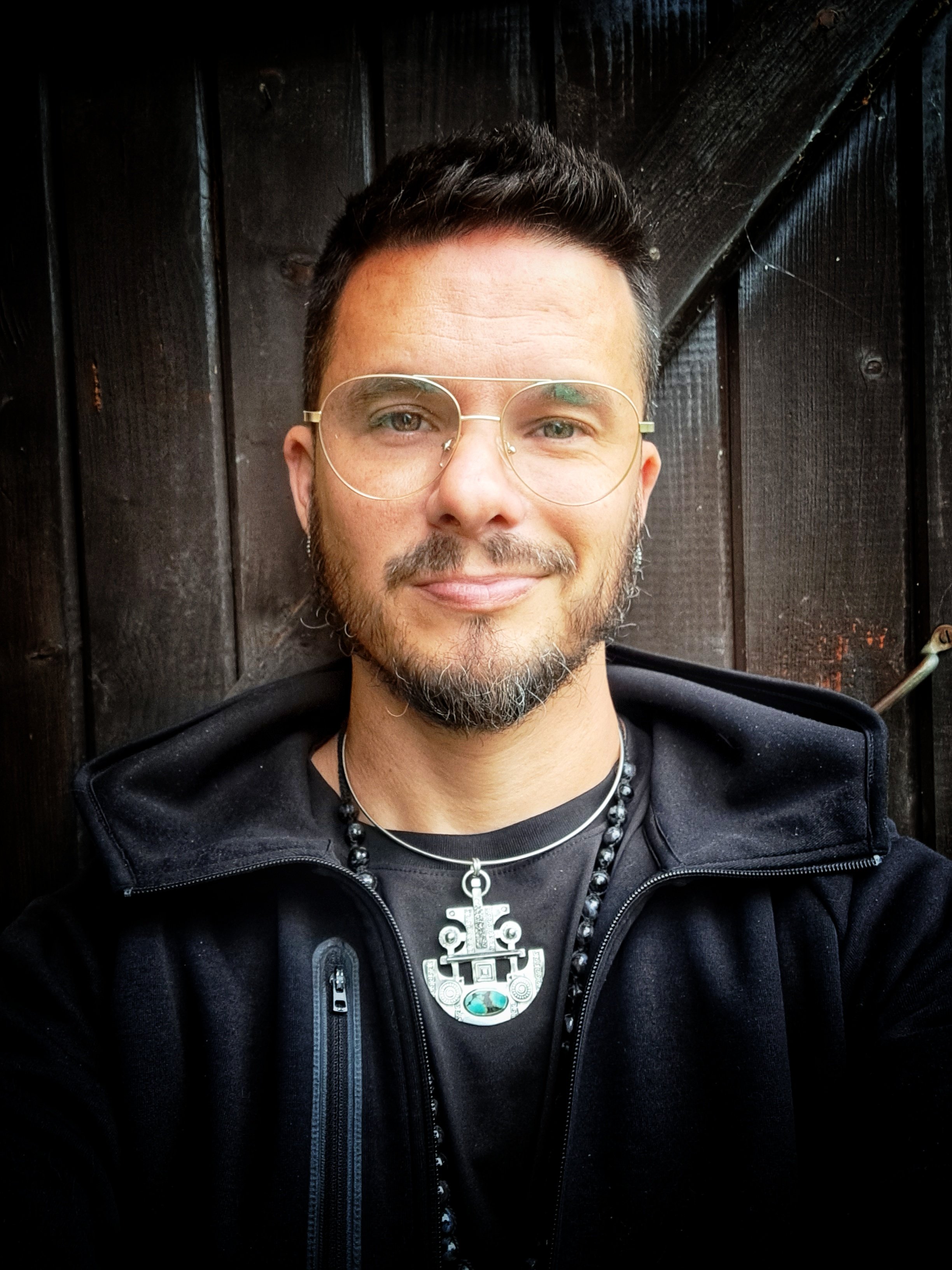 talisman artefact en argent 950 et turquoise hubeï, bijou unique fait main en France, bijoux créateur originaux