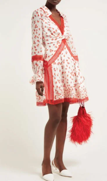 Self Portrait @ Matchesfashion.com £280 Work well with white Stan Smiths trainers for or neutral coloured kitten heel ankle boots.