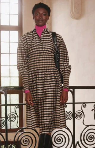 & Other Stories dress and turtle neck.