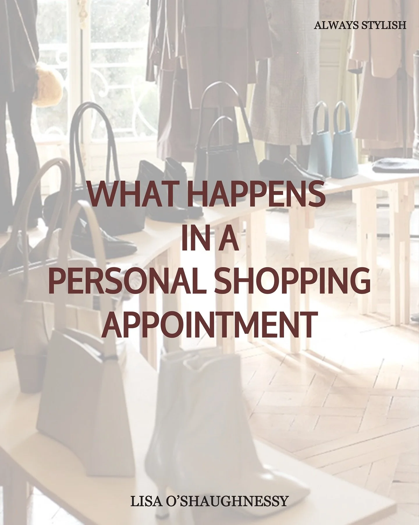 ✨What happens on a personal shopping trip with me. These posts go over the logistics, how everything works and the outfit guide you receivez 

✨When I was a fashion designer for brands I had to design for thousands of customers across different gener