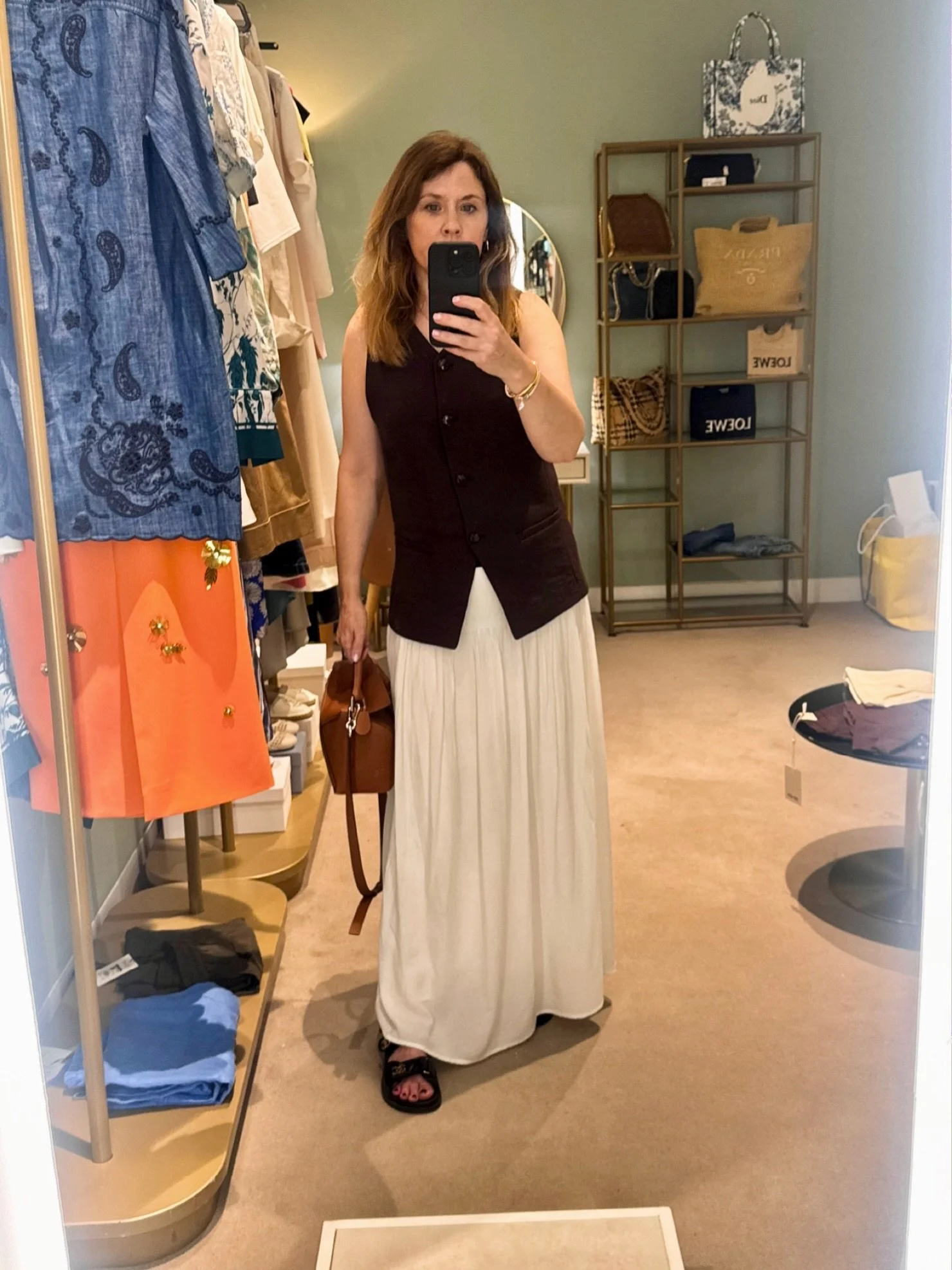 Part one of a two day shopping appointment - Day one in Selfridges. This client only had 4 outfits she was repeating, so needed items that fit her life and taste. 

We were able to have lunch on the terrace in the new Selfridges private members club 