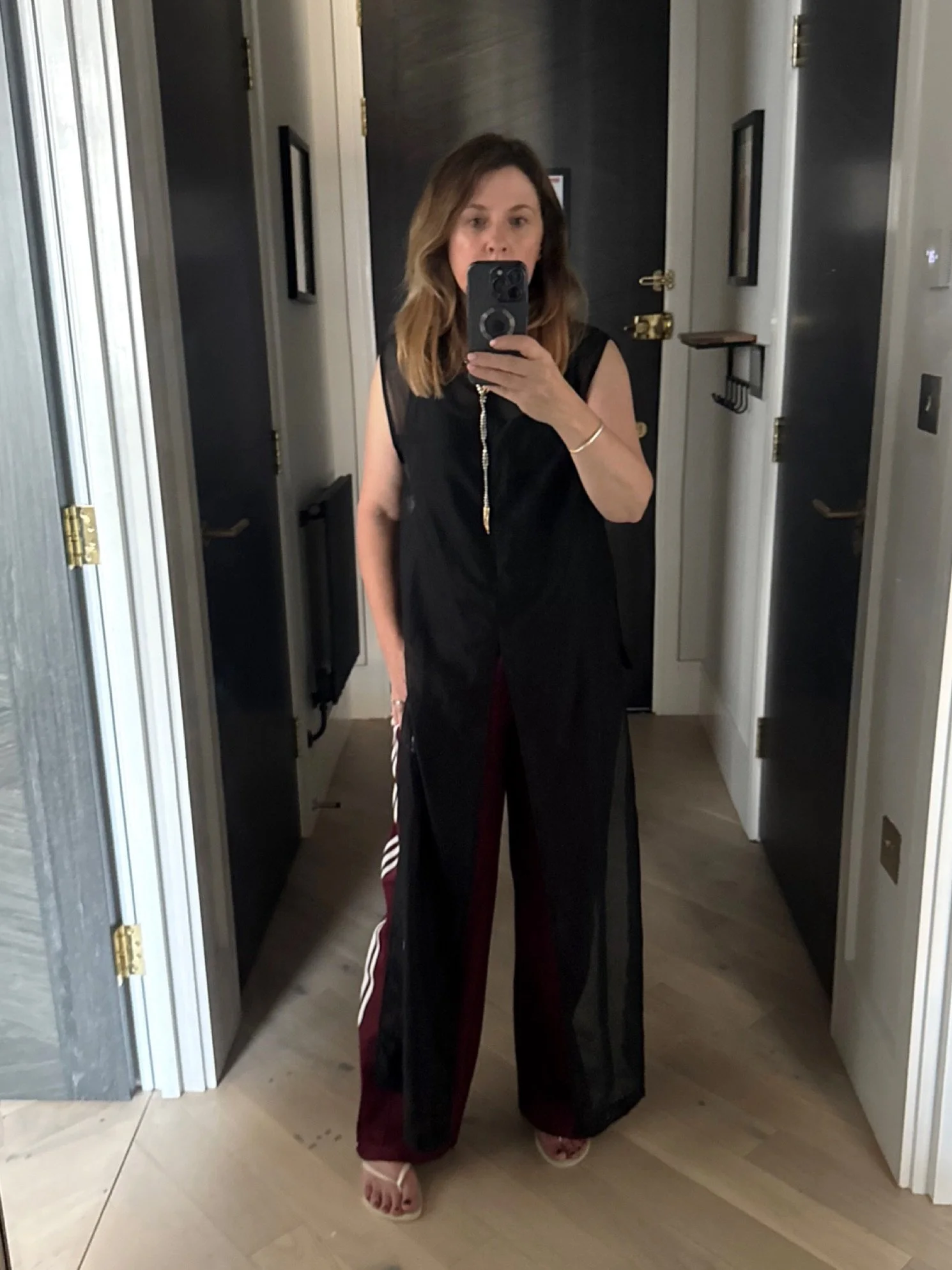 Some styles are versatile enough to stand the test of time.

Track pants have been around for decades and for several years now, have been worn for work, dressed up and down. Not to mention inspiring a whole host of side stripe trousers from every br