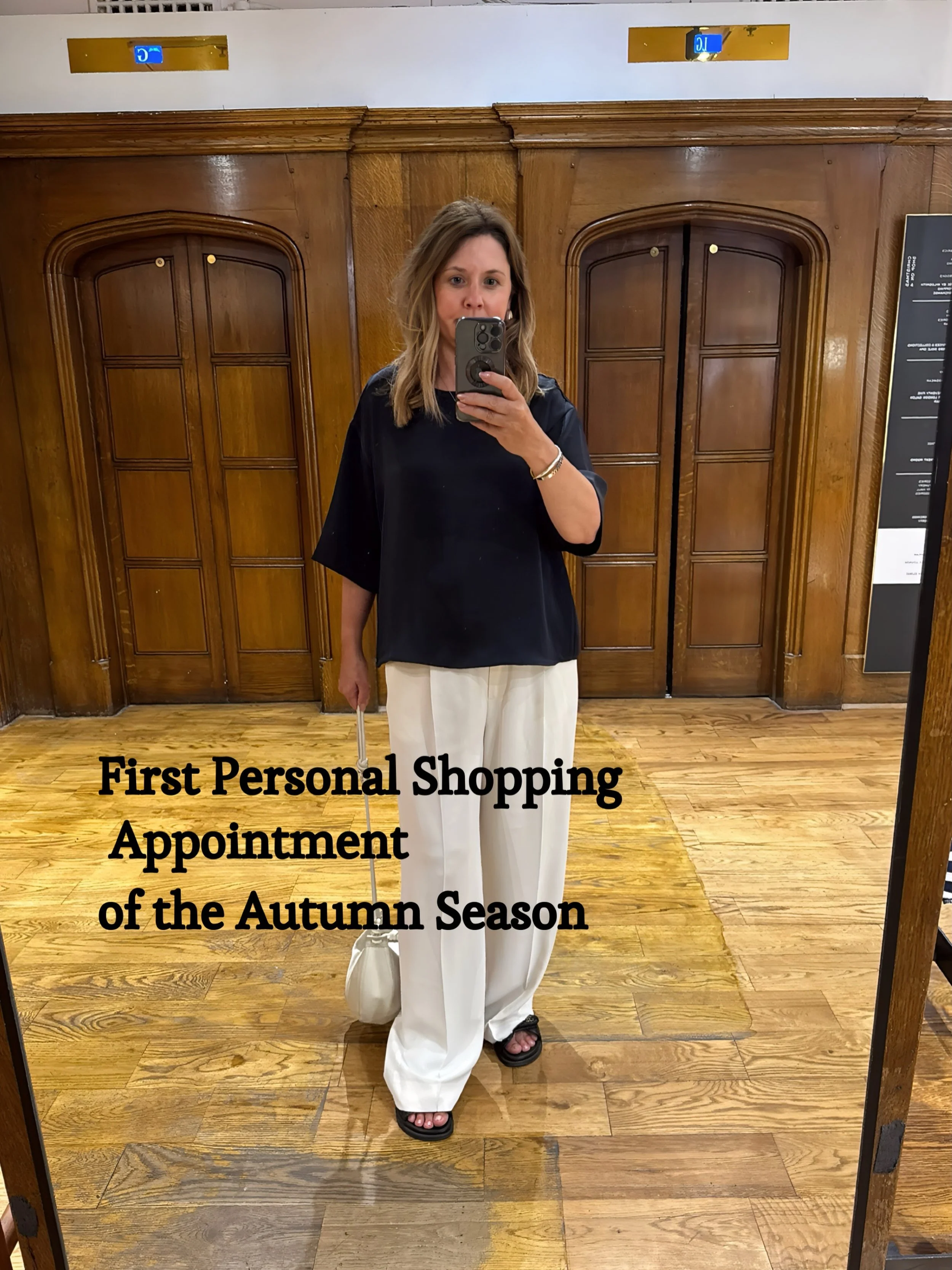 First personal styling appointment of the new season today! 

It may still be hot outside, but clothes are designed months ago. I know because I used to design them🙂. So, no matter what the weather is doing, the clothing calendar is always the same.