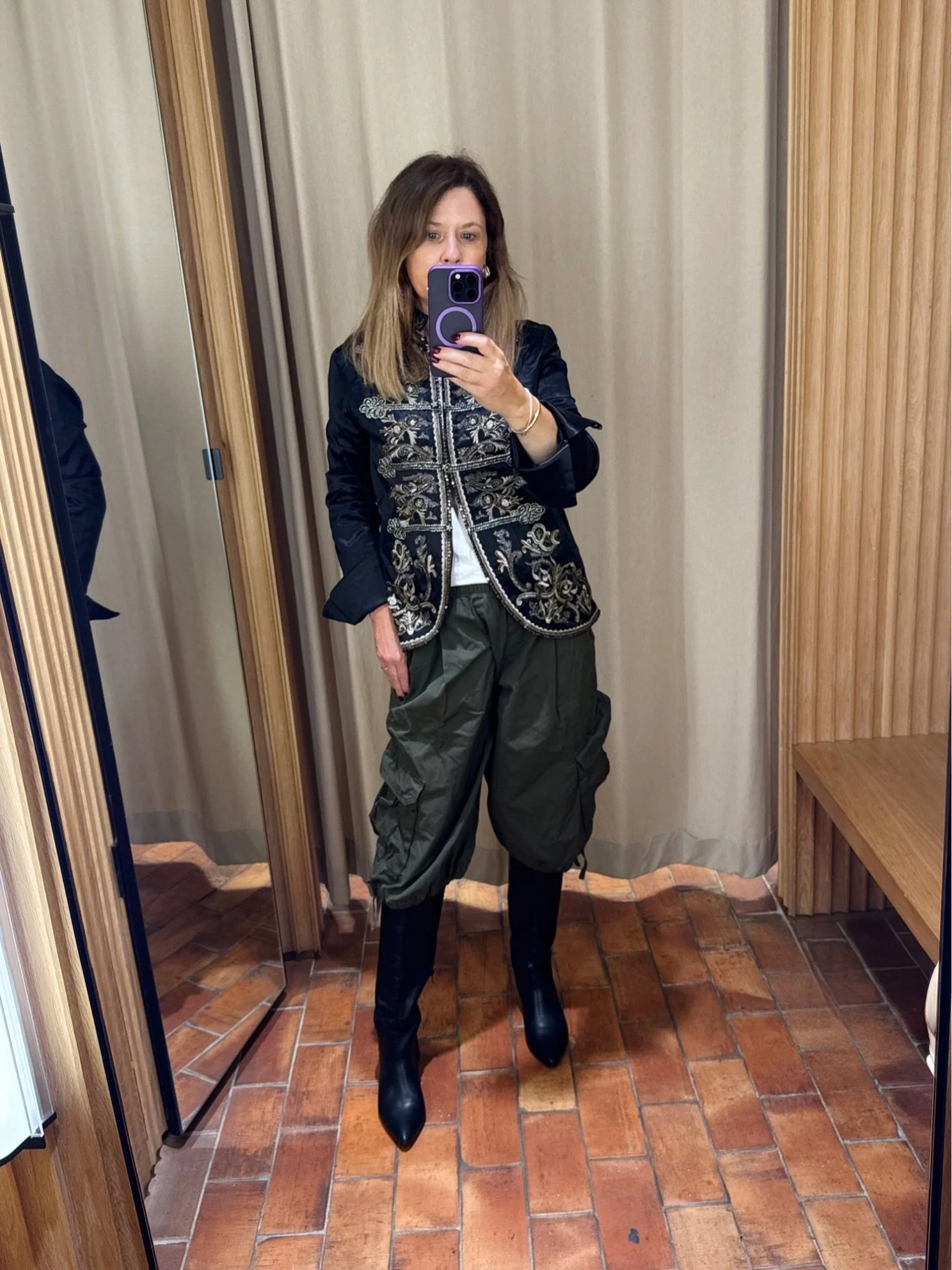 Some trends come round time and time again. Military is one, and it&rsquo;s one I love because it suits my style personality and lifestyle. 🙂 The first look makes me want to twirl a baton 😂

I have military-style pieces in my wardrobe that are year