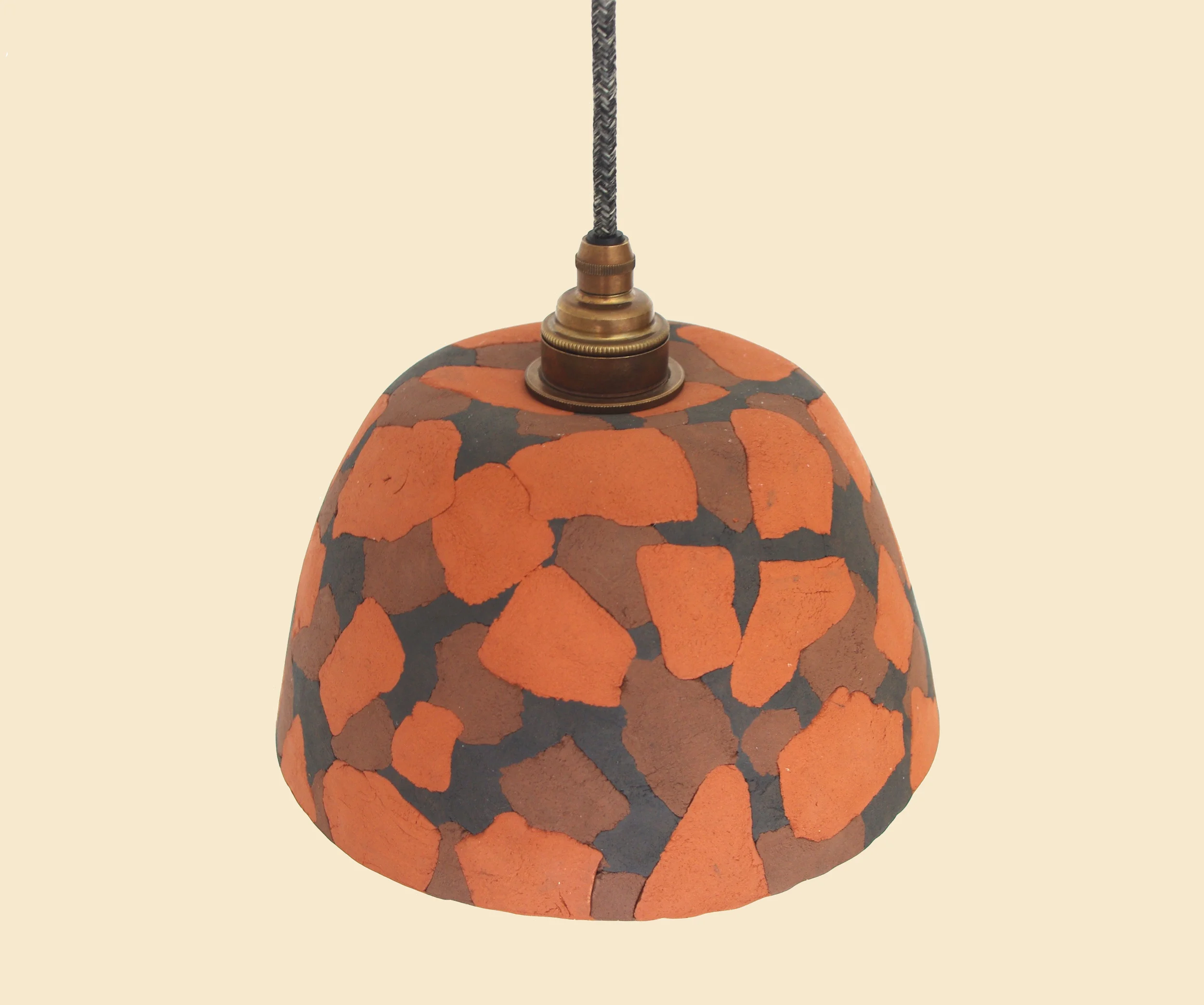 Pressed Terracotta Lampshade.jpg