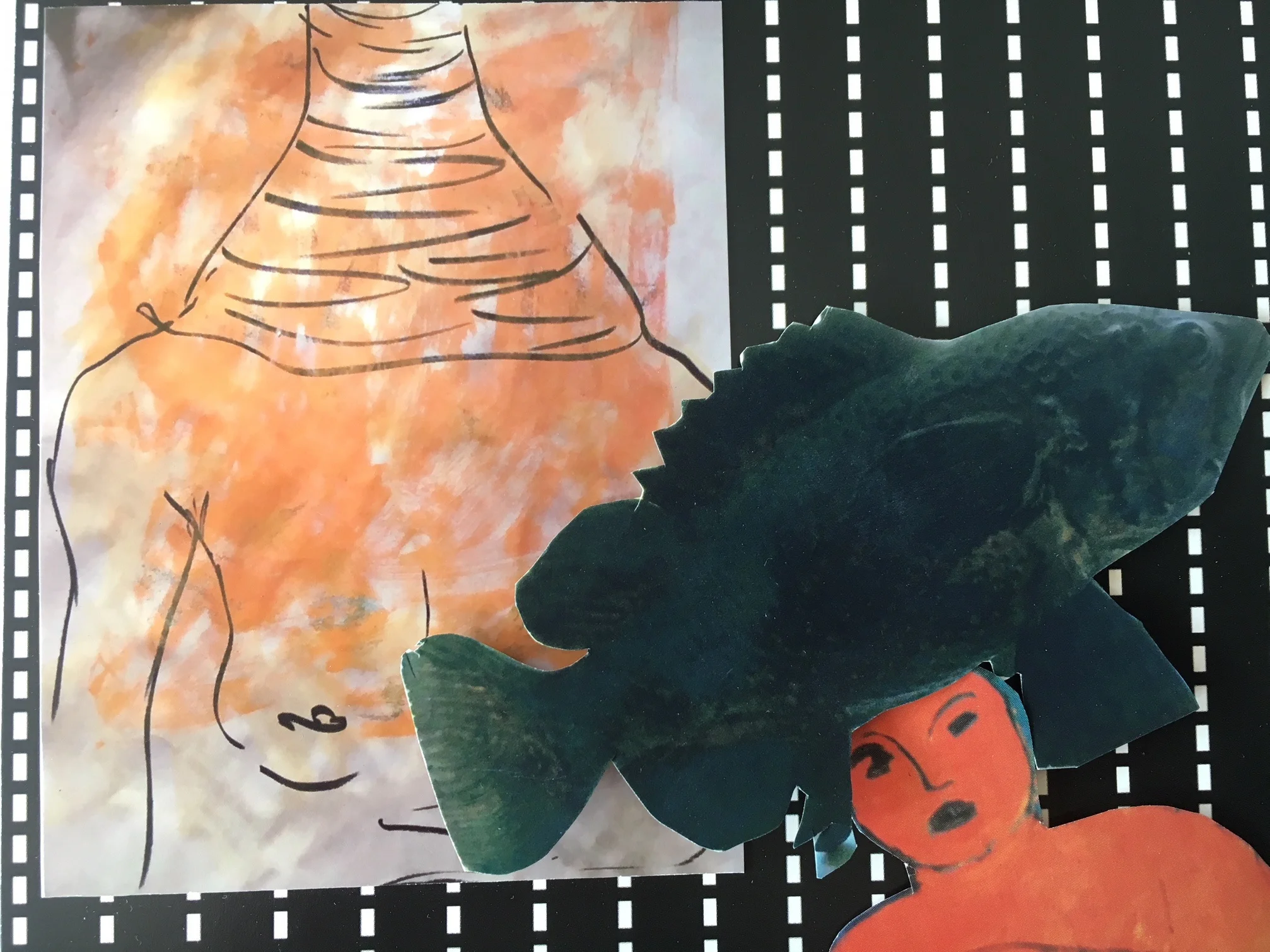RAYURES ET MATISSE Carte 5 x 7 Disponible à la vente