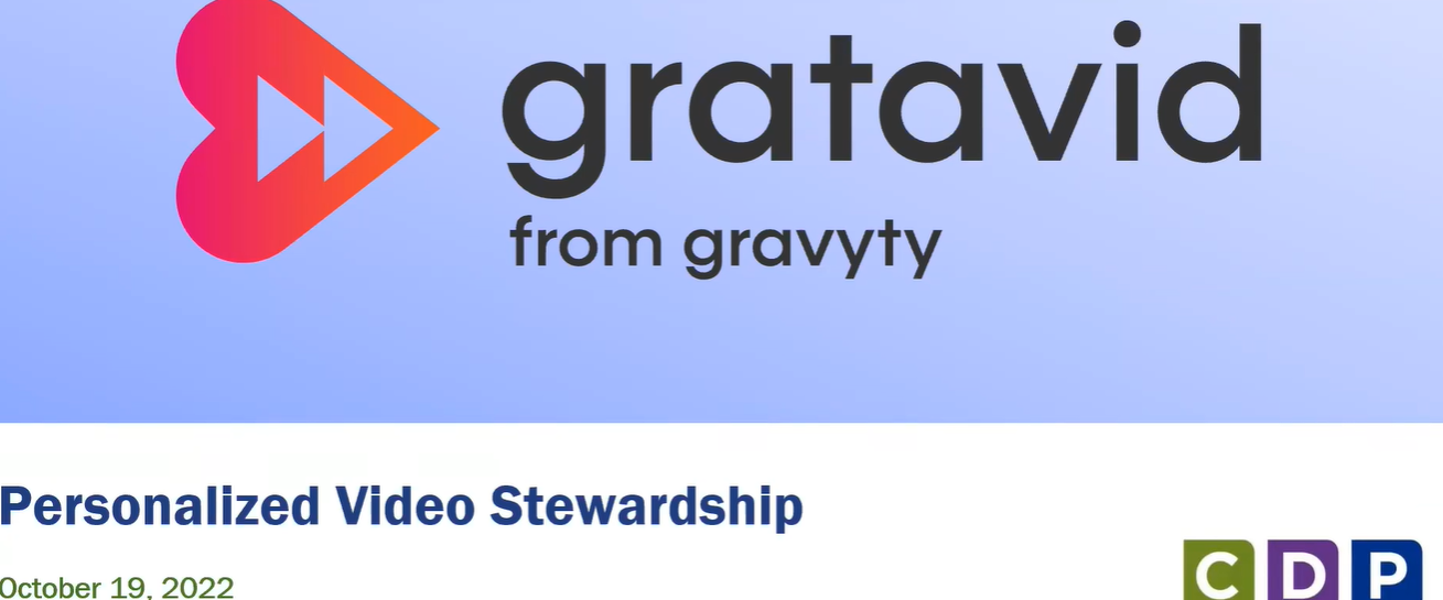 Gratavid - Personalized Video Stewardship