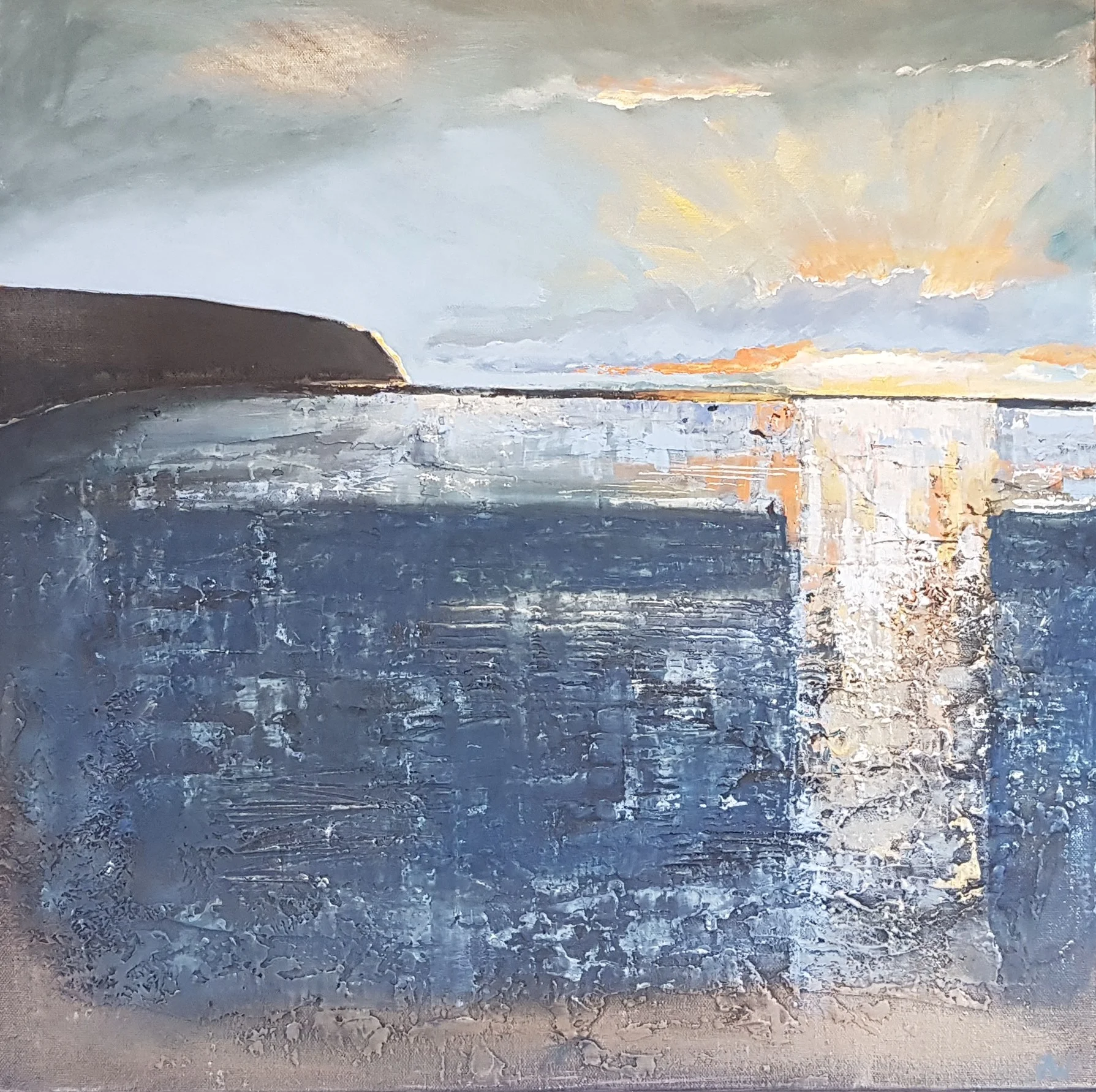 'Sunrise over Swanage Bay'