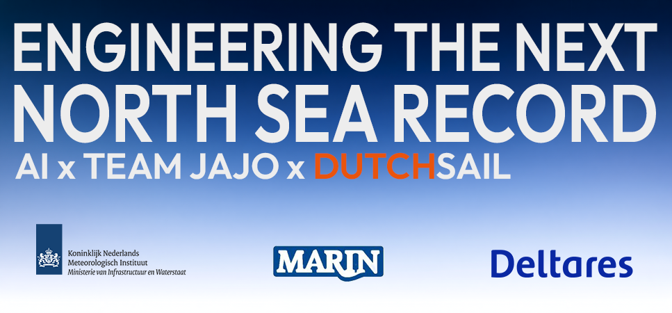 KNMI, Deltares en Marin verbinden zich aan Hackathon: AI x Team JAJO x DutchSail