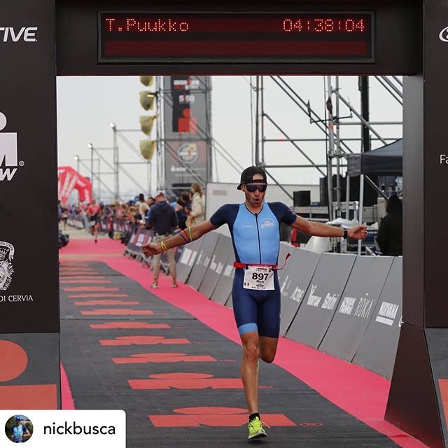 Proud of my client @nickbusca for smashing his half Ironman with a PB. Nick you have worked so hard - congratulations on your achievement!
.
Posted @withrepost &bull; @nickbusca No, I'm not Puukko. But I would have not minded his faster time 😅

Trut