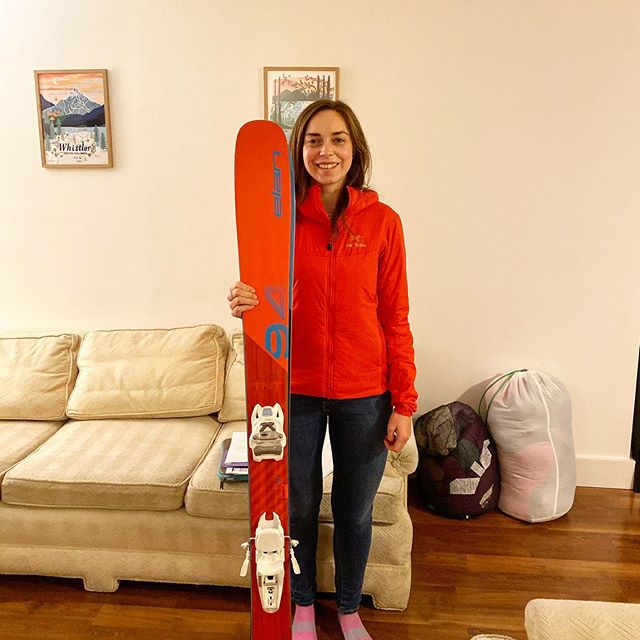 My first skis 💥🎿 - One week countdown until ski season begins...we just need some ❄️!