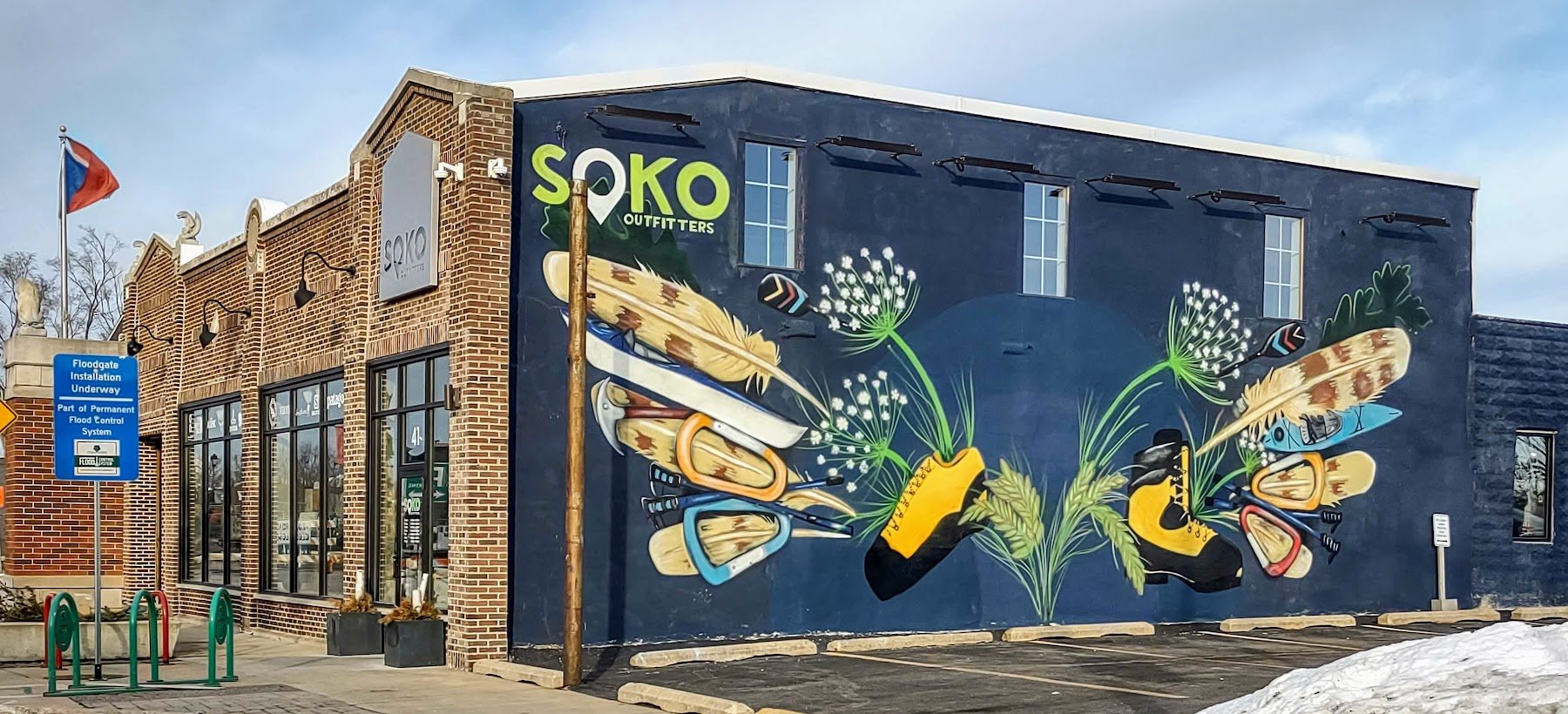 SOKO Outfitters Mural