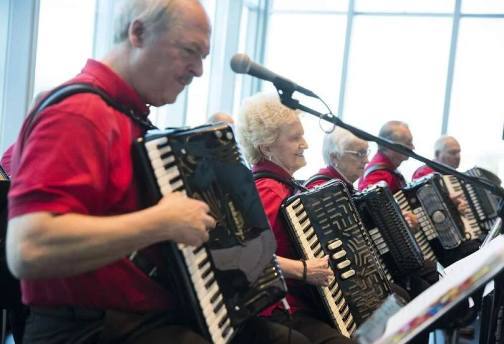 Iowa Accordion Club Kosek Band Stand
