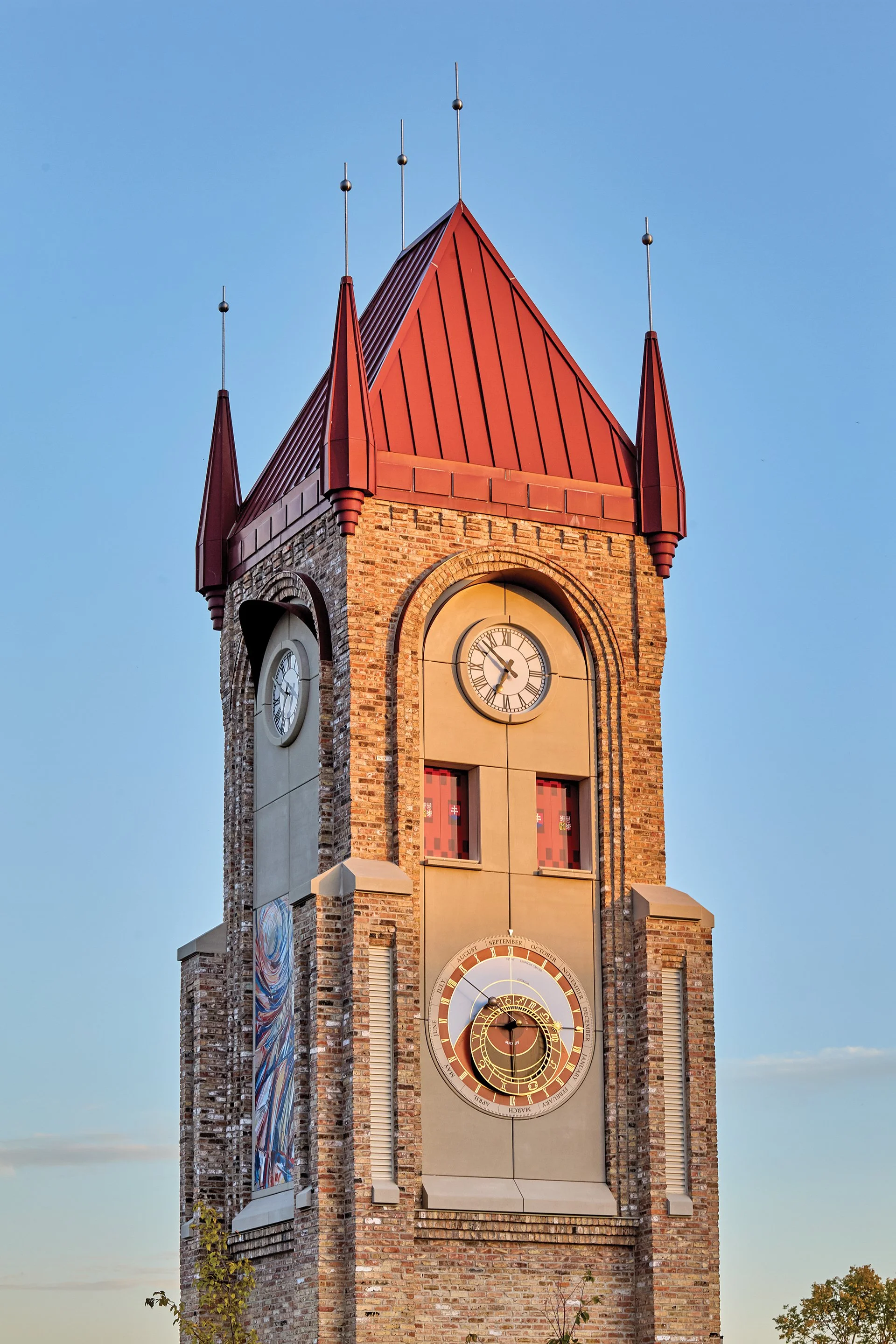 Buresh Immigration Tower / Orloj | National Czech & Slovak Noon Show