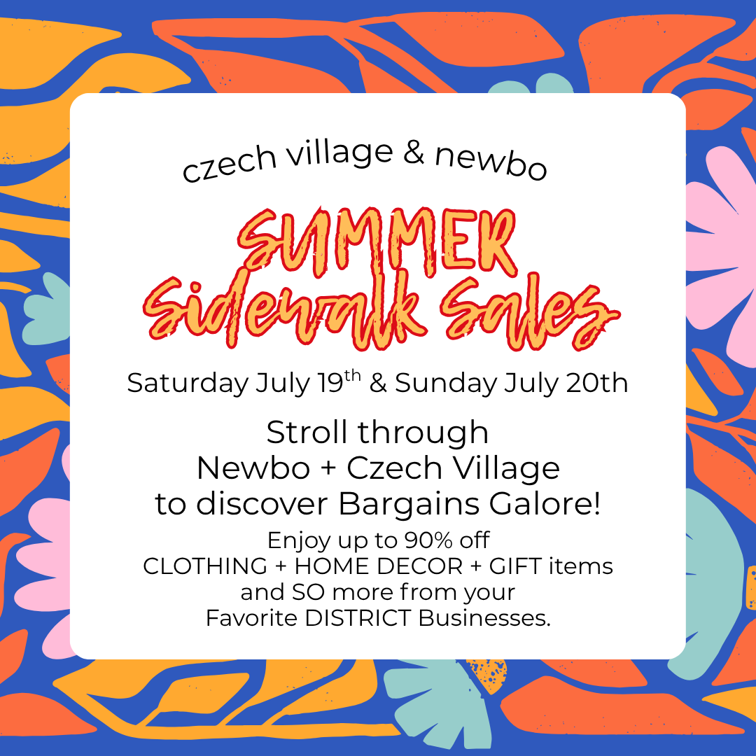Summer Sidewalk Sales July 19 & 20th